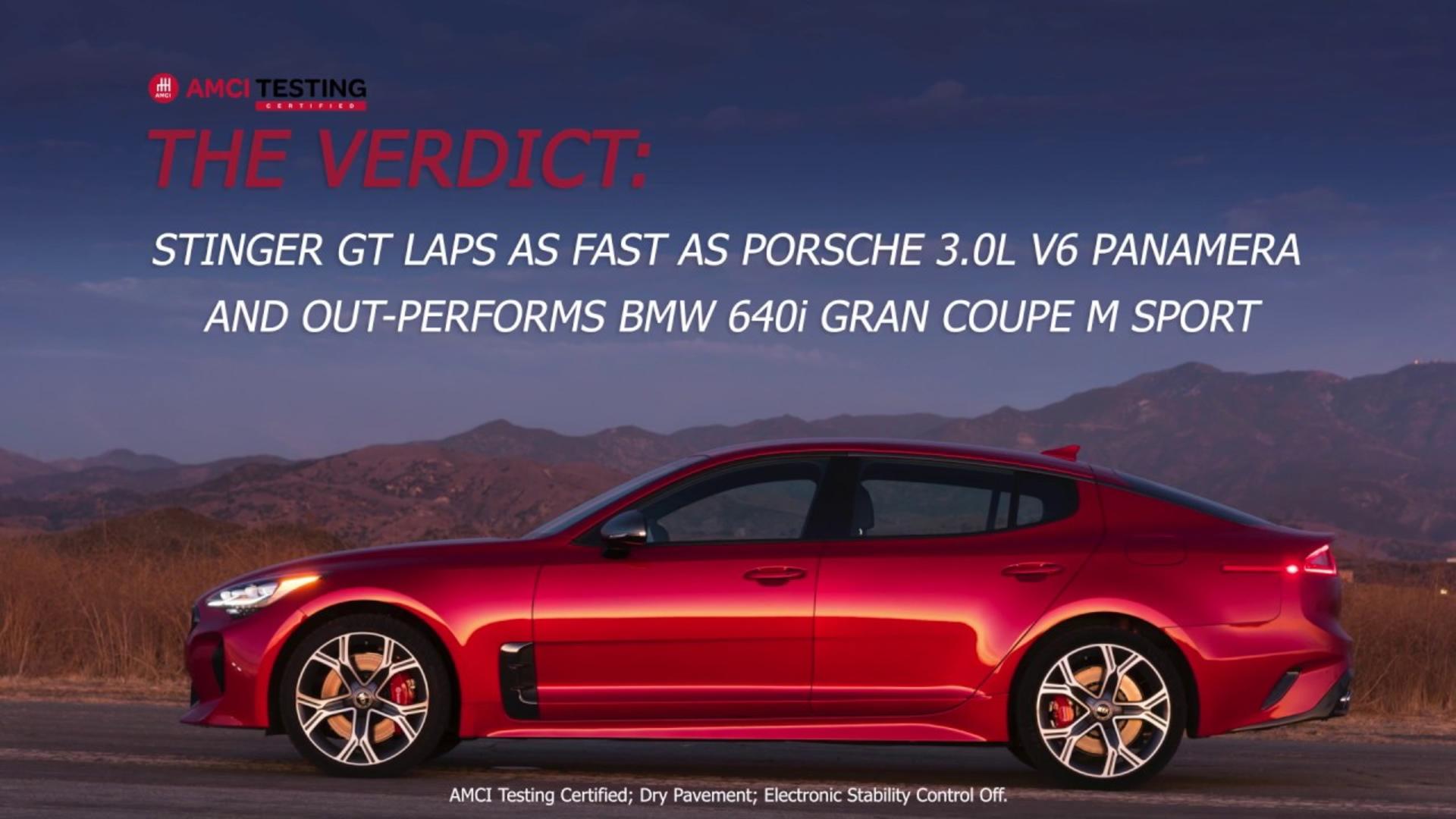 Stinger GT vs Porsche Panamera vs BMW 640i