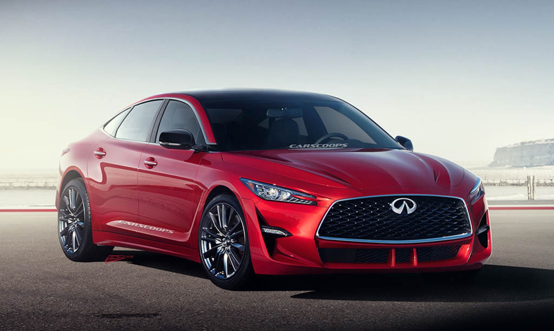 رندر اینفینیتی Q50
