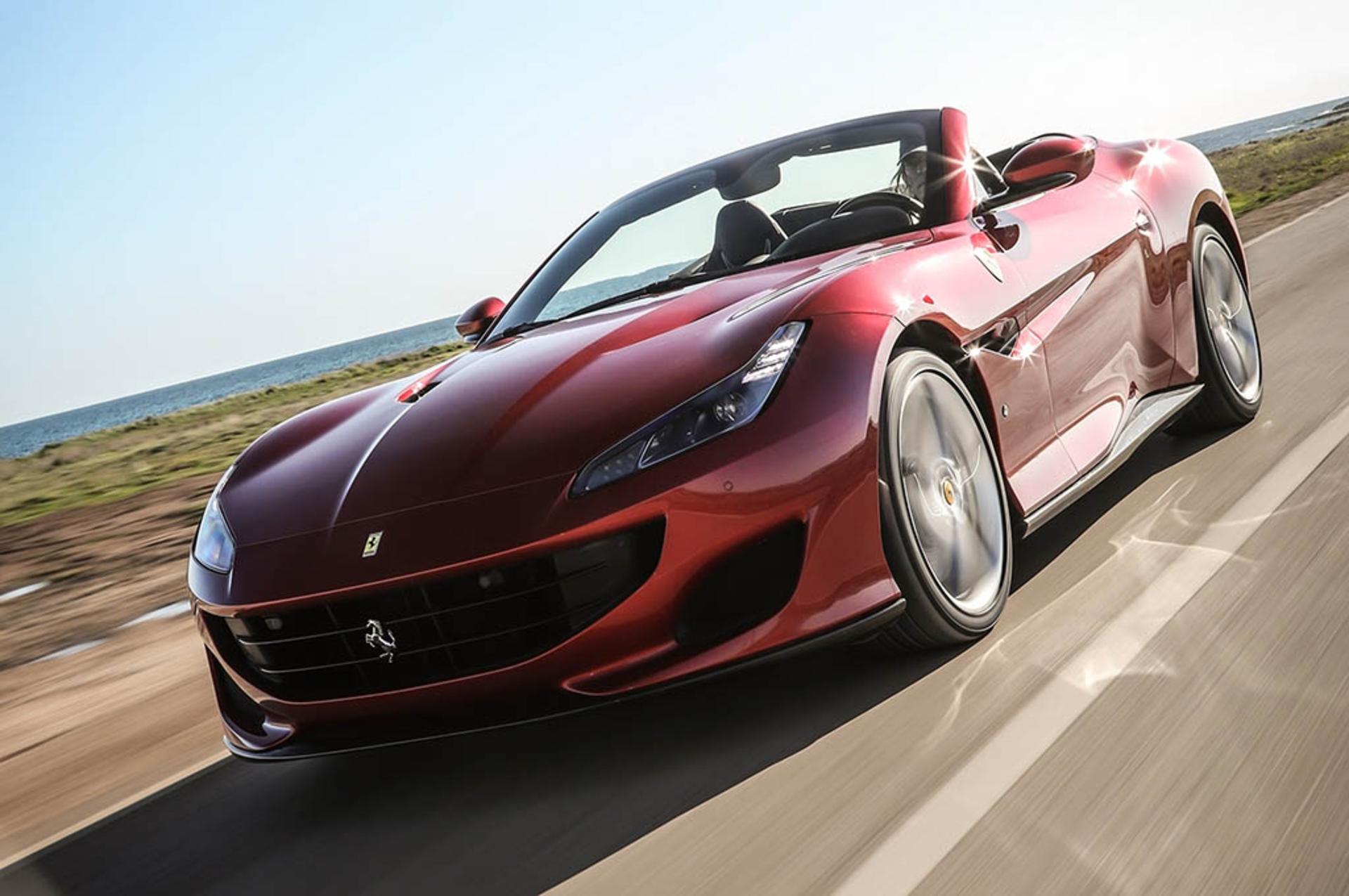 Ferrari-Portofino-front-three-quarter-in-motion-7