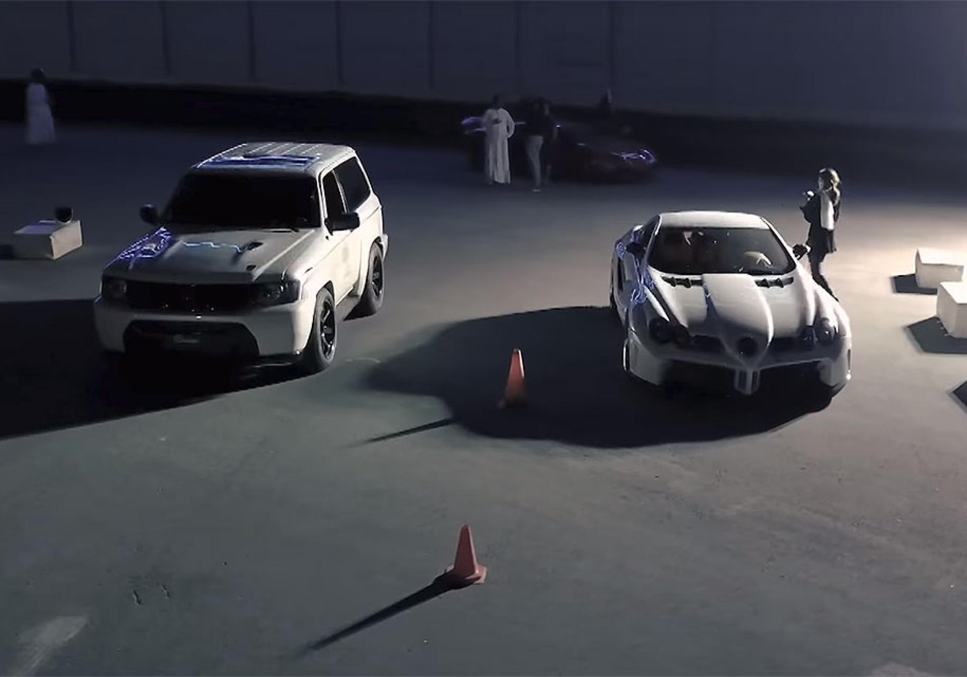 Nissan Patrol vs Mercedes SLR