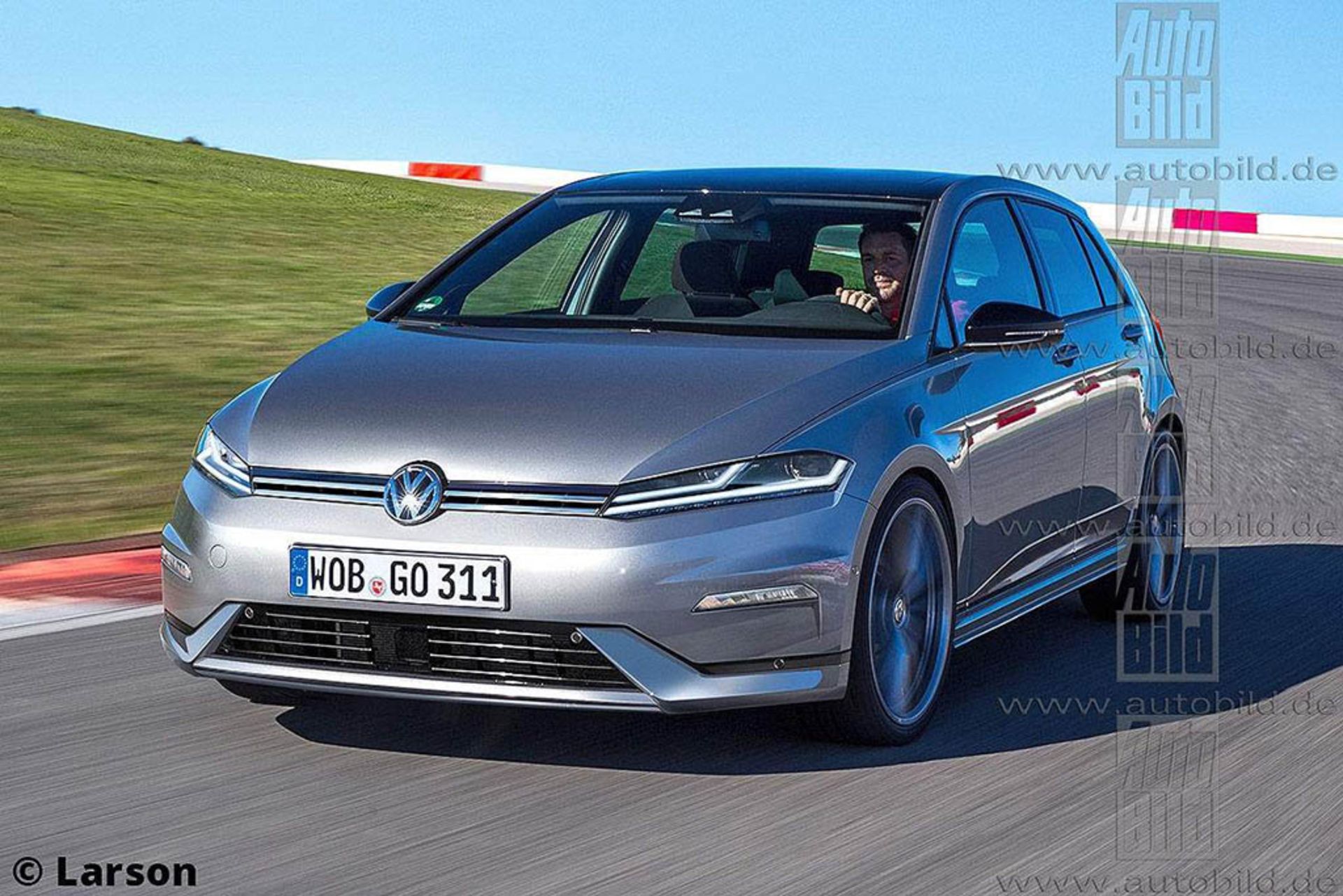 VW Golf Mk8 Rendering 3