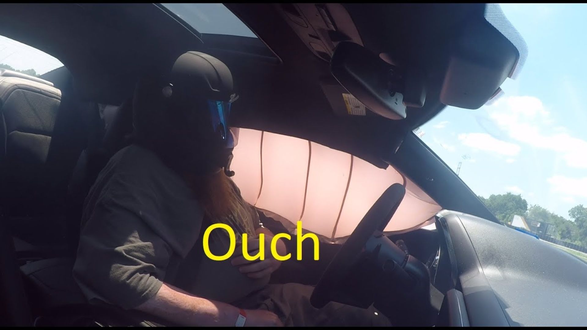 Chevy Camaro ZL1 Airbags Deploy