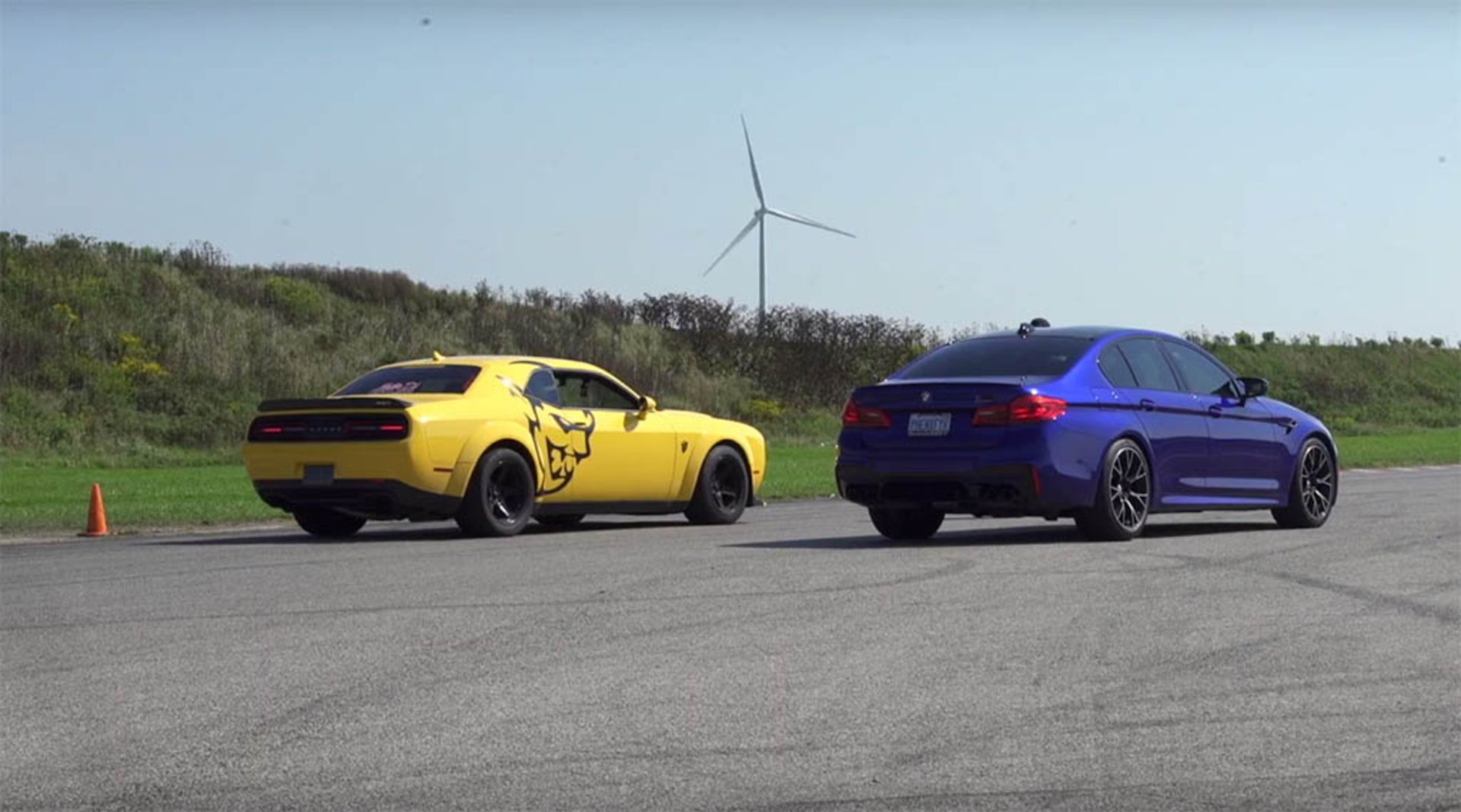 BMW M5 Competition vs Dodge Demon