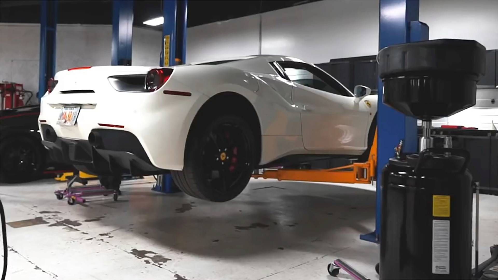 How to Change the Oil on a Ferrari 488