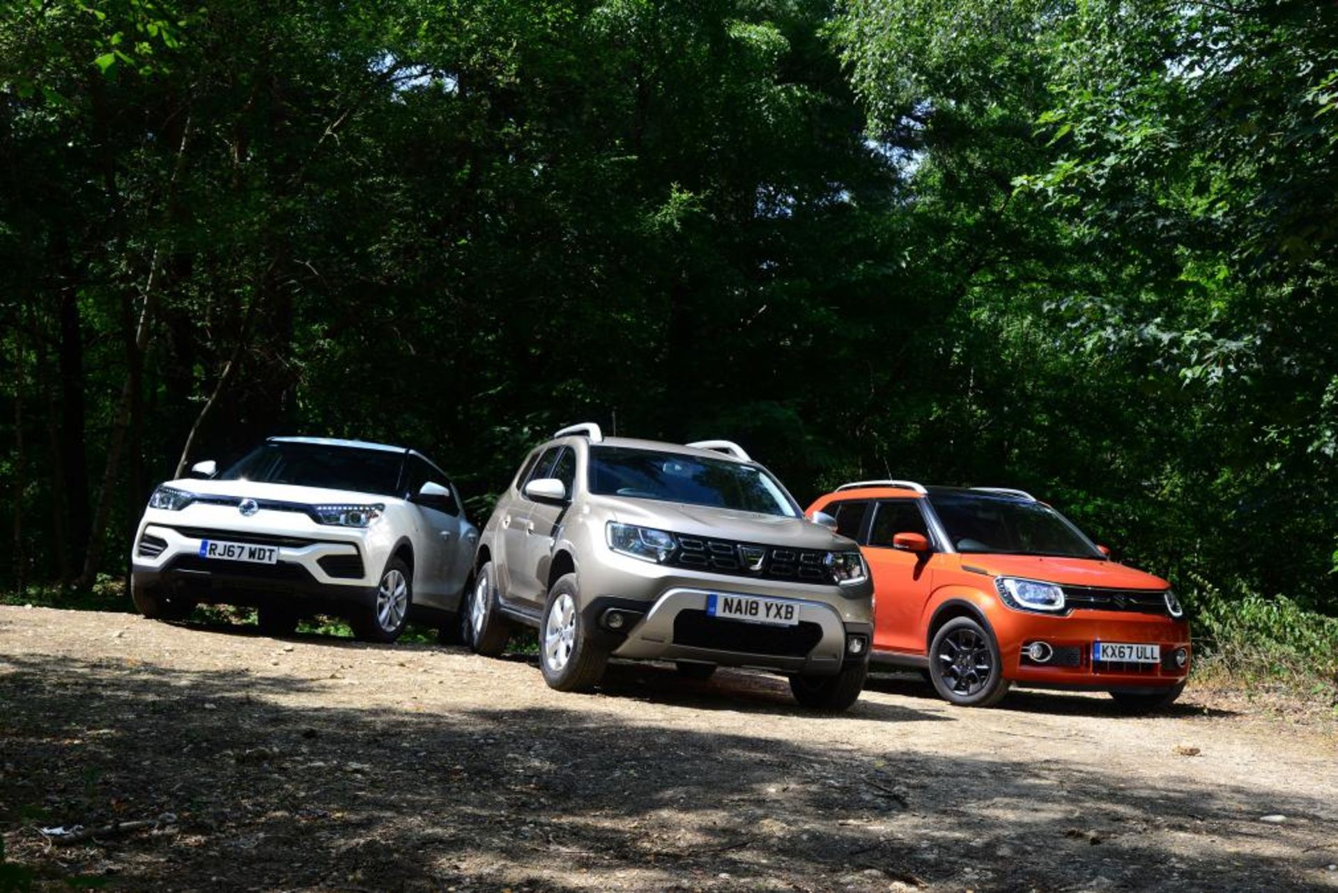 داچیا داستر، سوزوکی ایگنیس و سانگ یانگ تیوولی