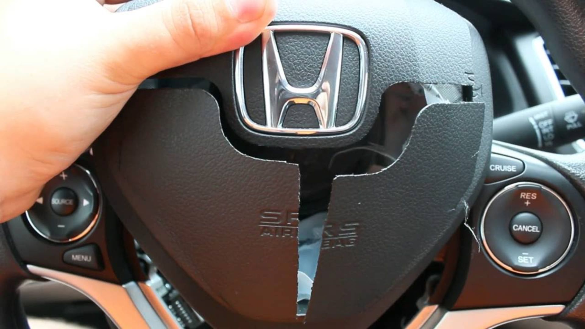 honda airbag stolen