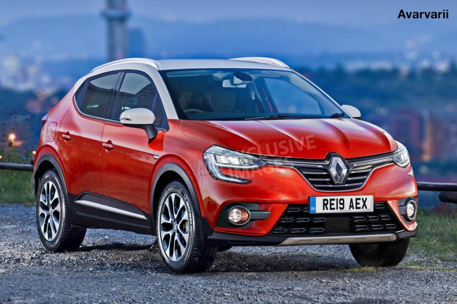 2020 Renault Captur rendering