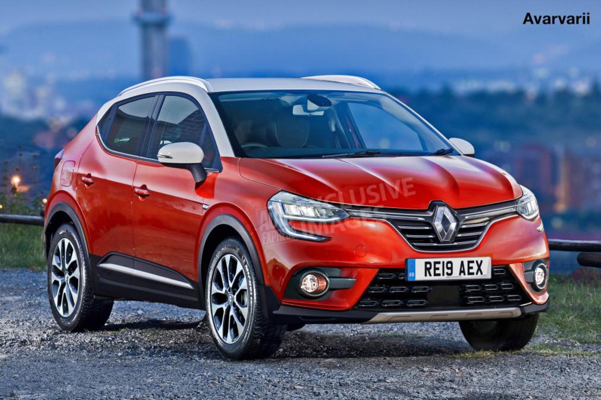 2020 Renault Captur rendering