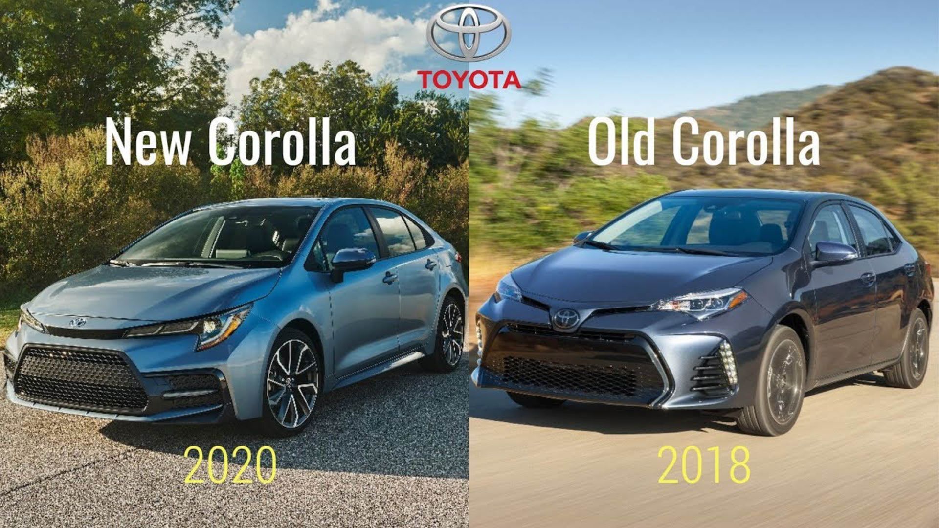 2020 Toyota Corolla vs 2018 Corolla