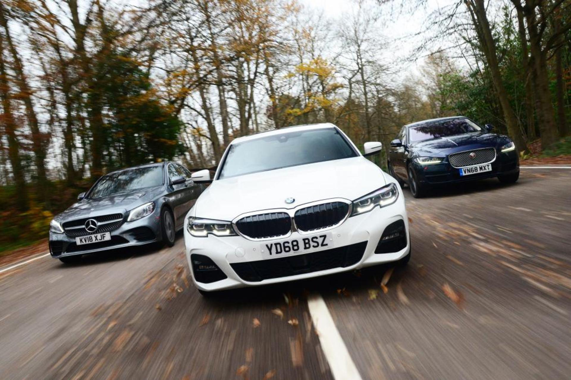 BMW 3 Series vs Mercedes C-Class vs Jaguar XE (1)