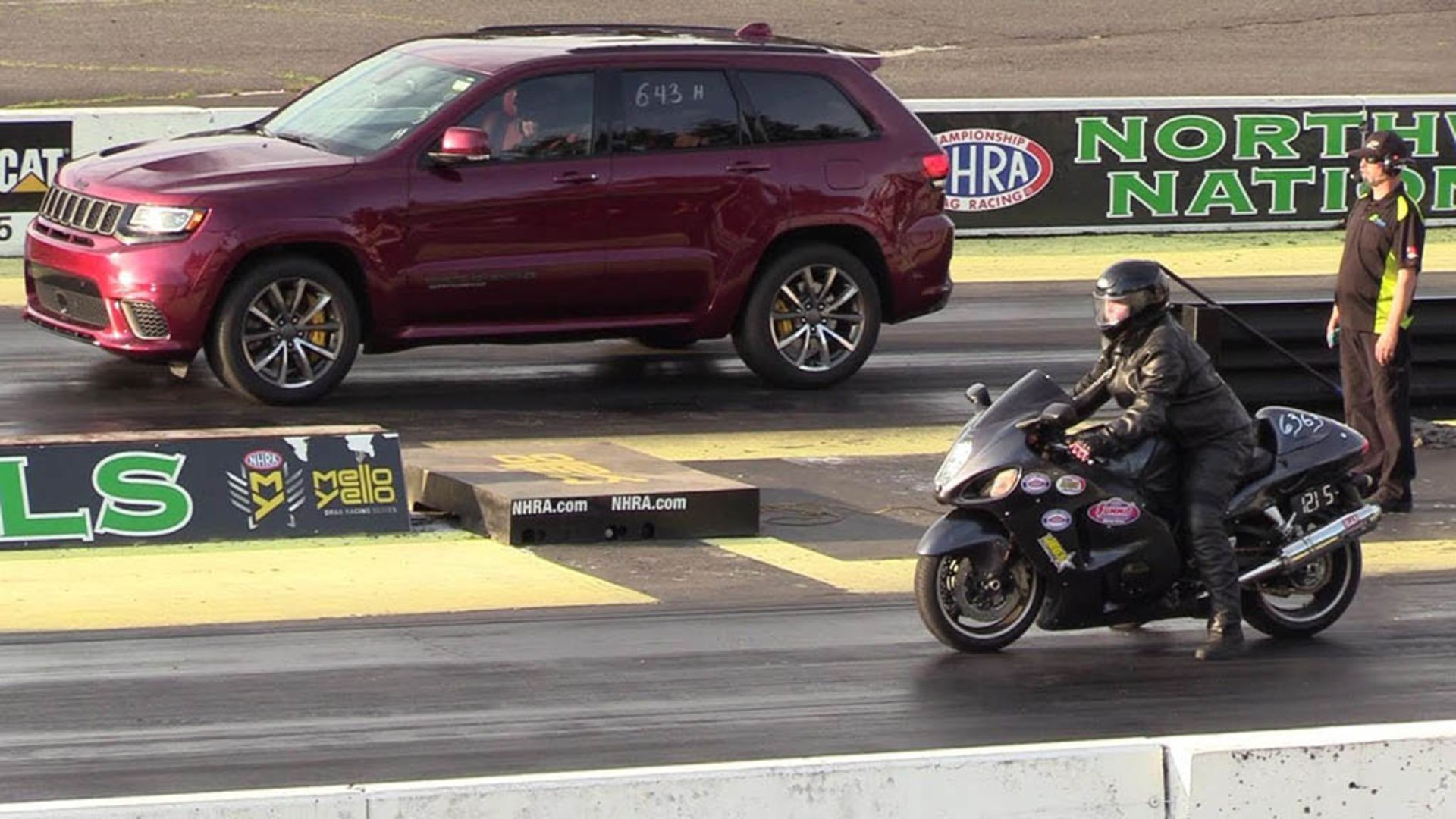 Jeep Trackhawk vs Hayabusa