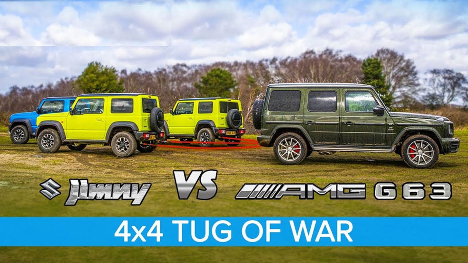 Mercedes-AMG G63 vs Suzuki Jimny