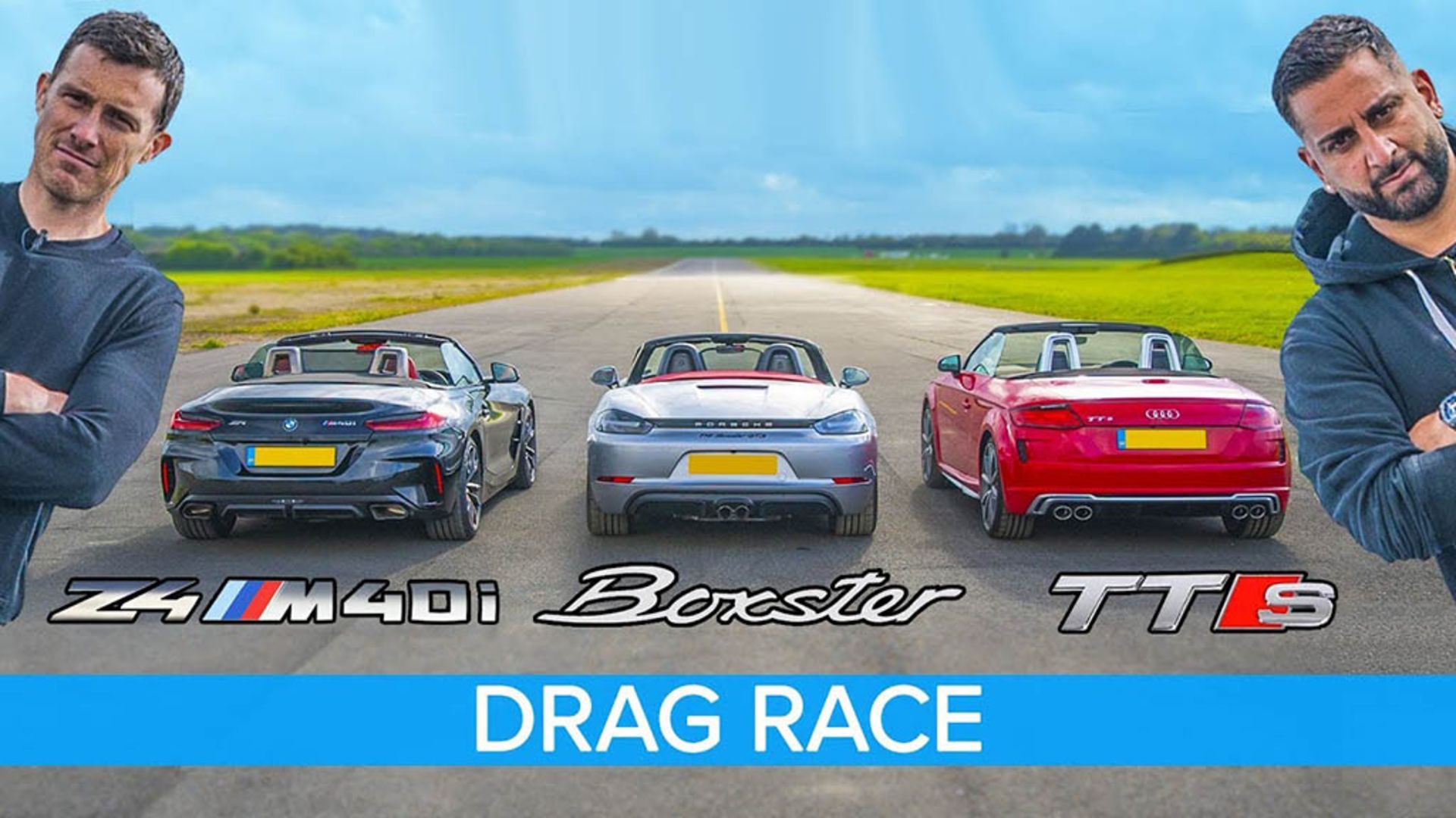 BMW Z4 M40i v Porsche Boxster GTS vs Audi TT-S