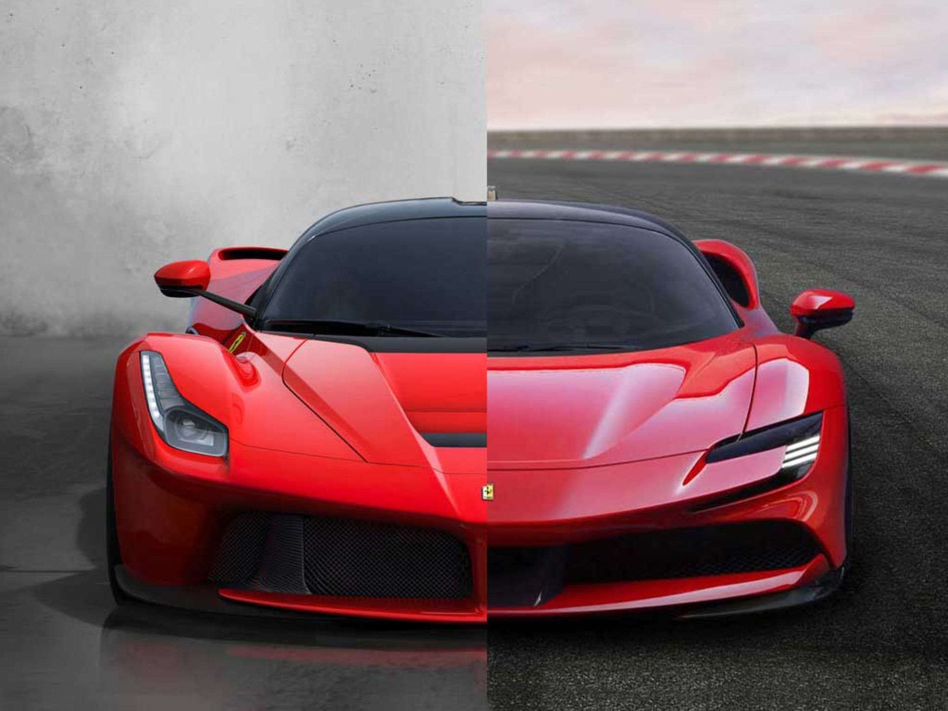Ferrari-SF90-Stradale-VS-LaFerrari