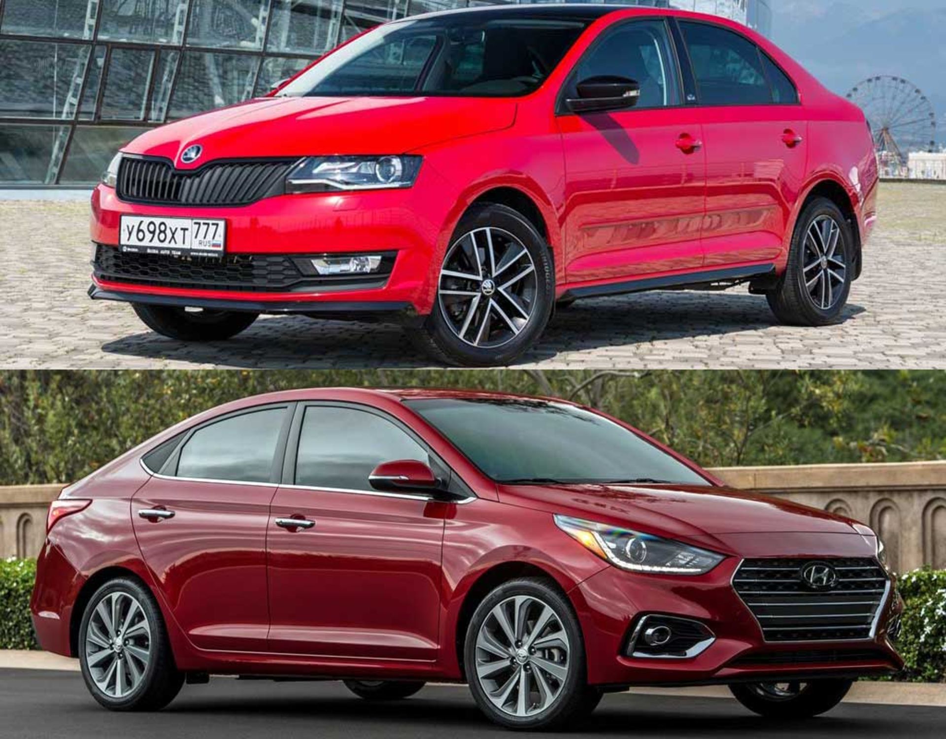 Hyundai-Accent-Skoda-Rpid