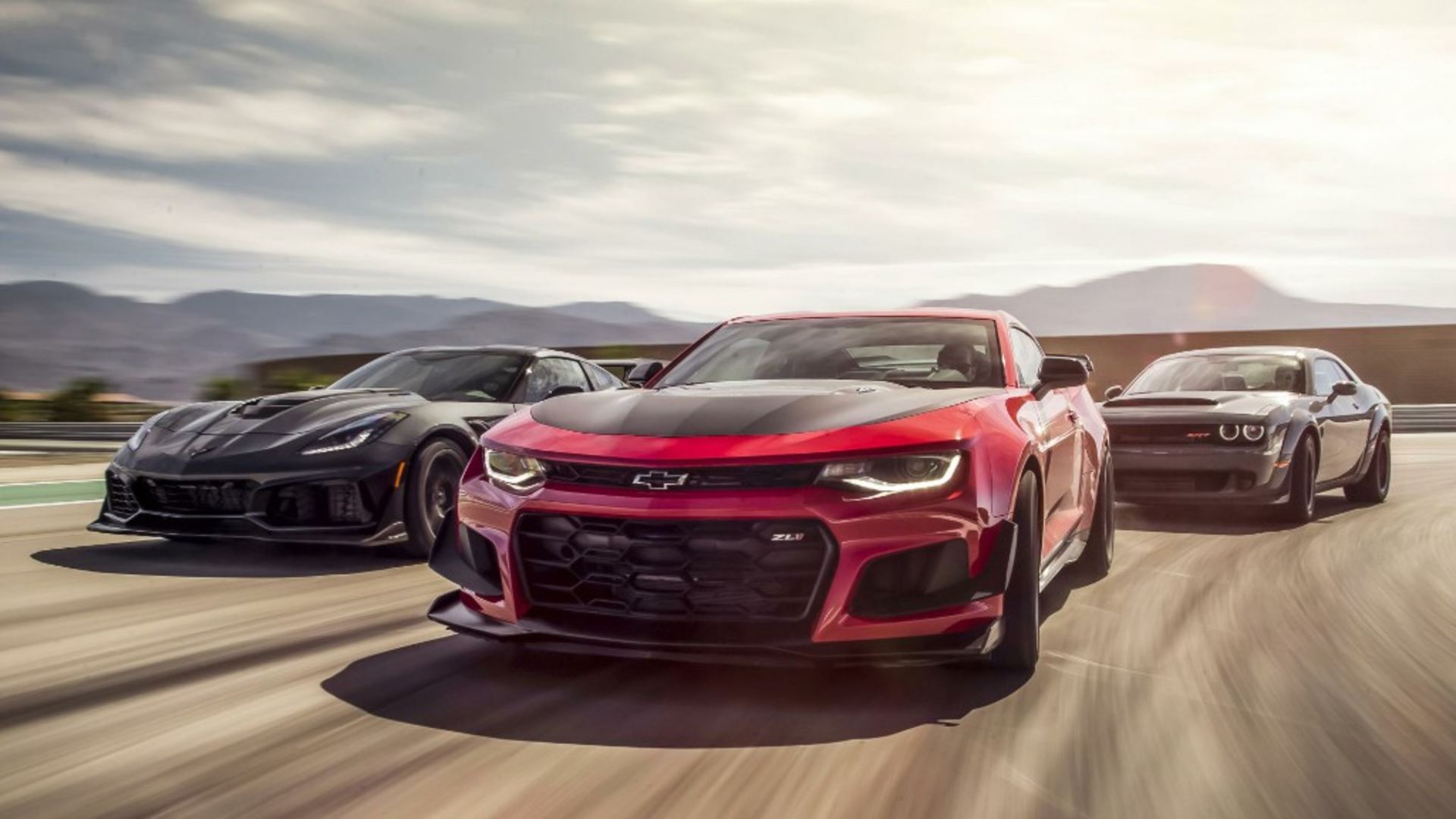 کوروت ZR1، کامارو ZL1 و چلنجر دیمن