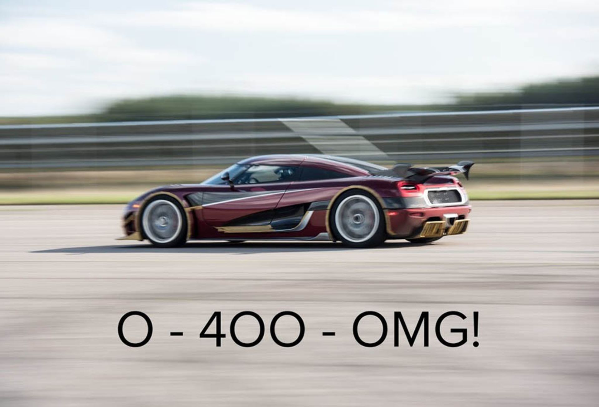 Koenigsegg Agera RS 0-400-0