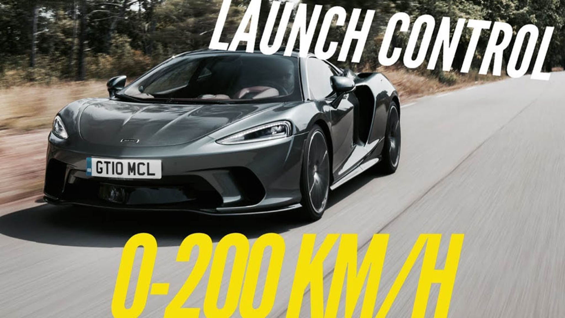 NEW McLaren GT acceleration