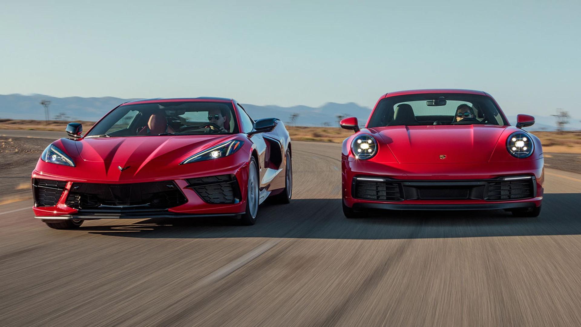 2020-Porsche-911-Carrera-S-2020-Chevrolet-Corvette-3LT-Z51