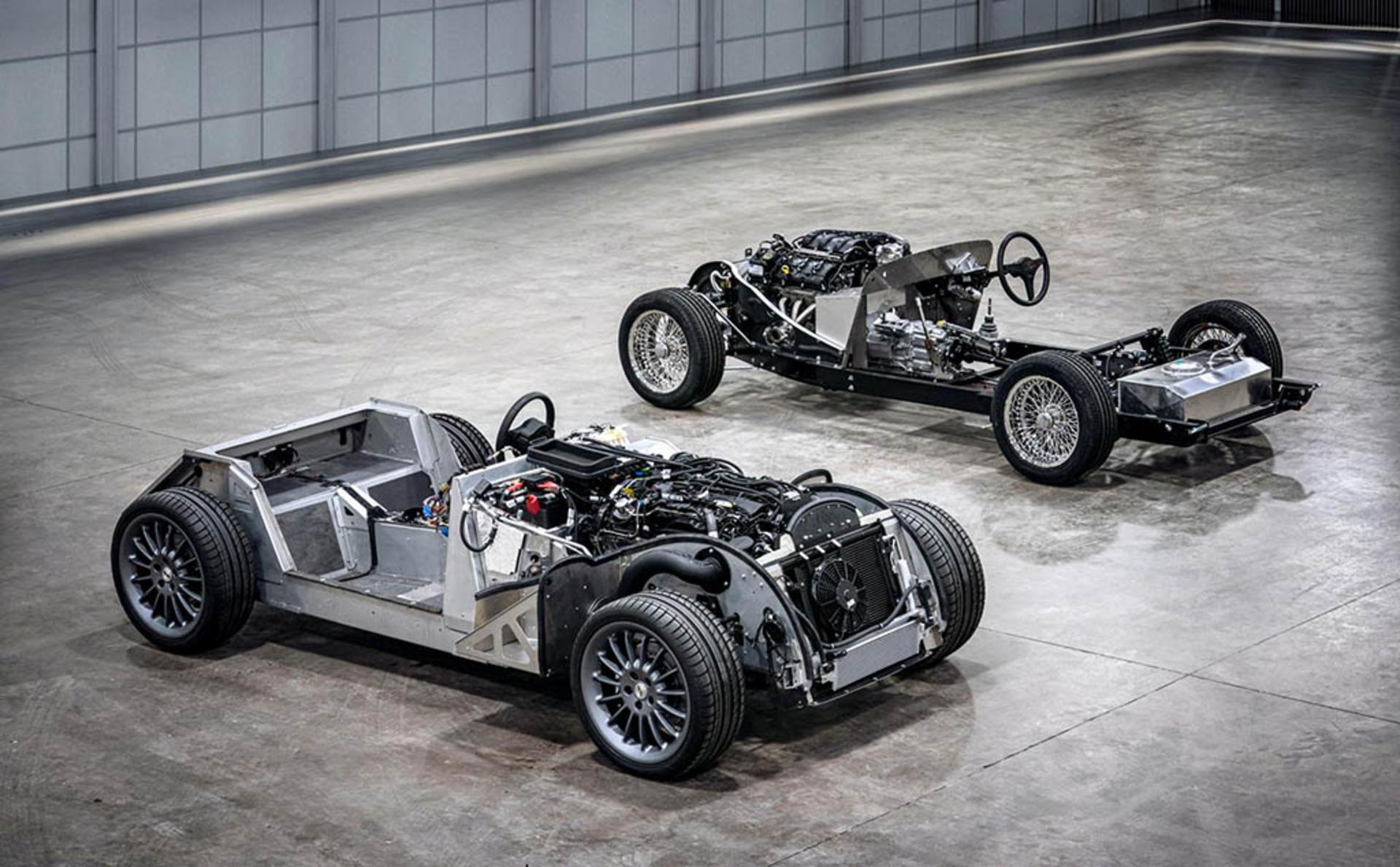 Morgan-CX-Generation-platform-and-traditional-steel-chassis-2