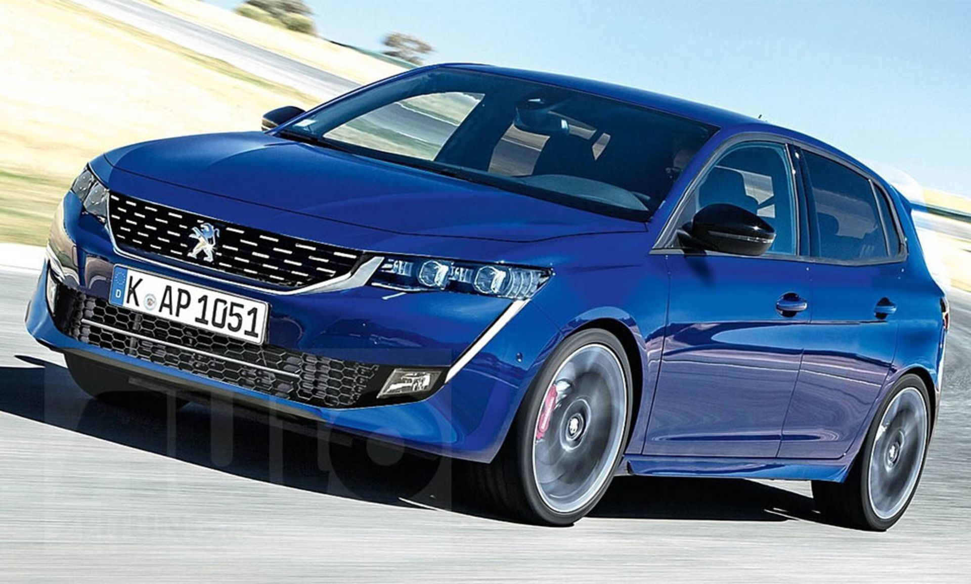 Peugeot 308 2020 render