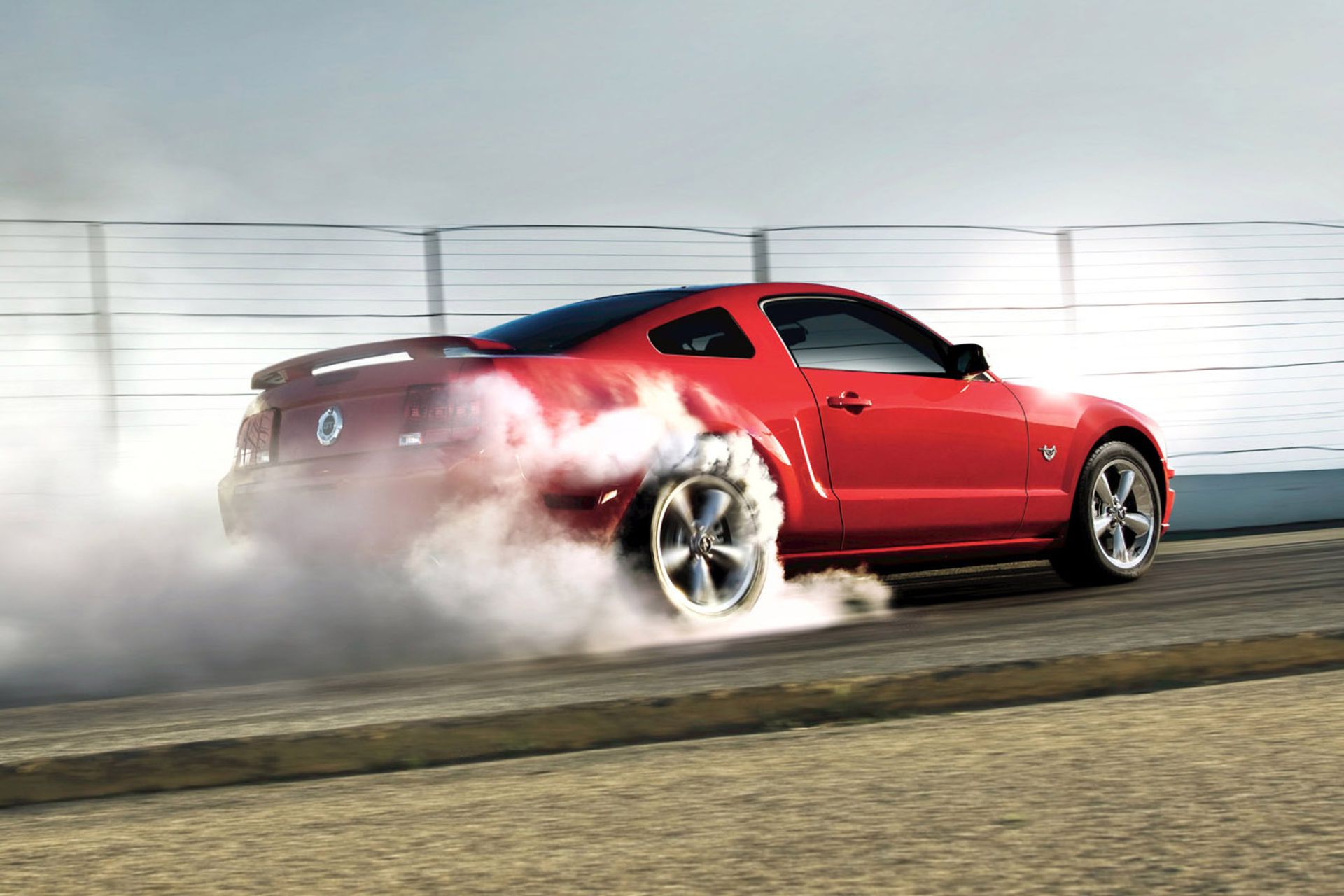 Burnout Ford Mustang