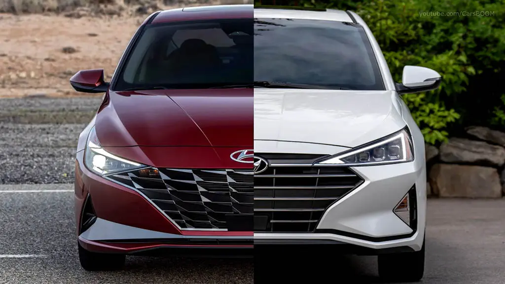 2021 Hyundai Elantra vs Old Hyundai Elantra 2020 1
