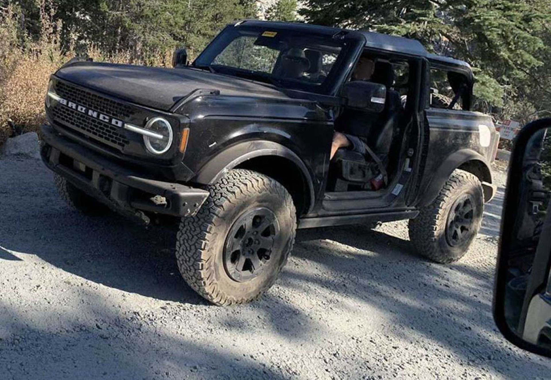 Ford Bronco Caught Climbing Rubicon Trail 4