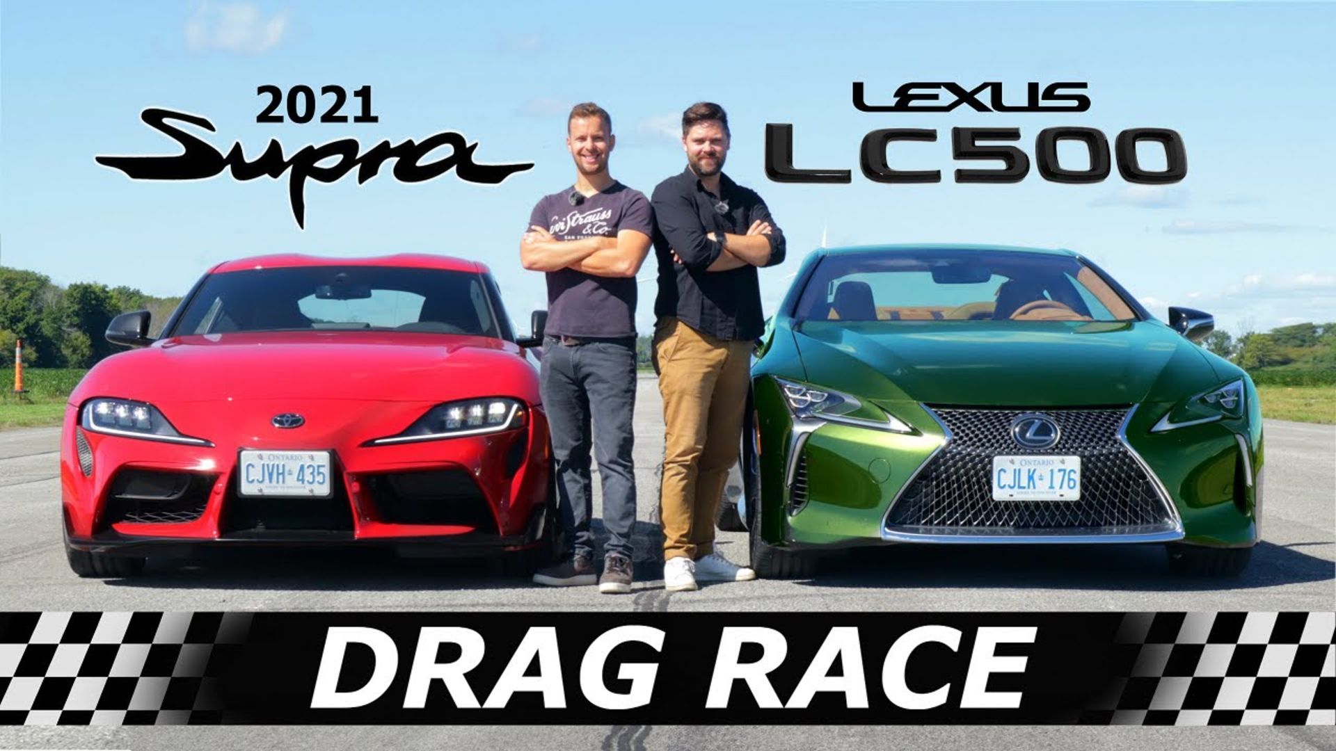 2021 Lexus LC500 Meets Toyota Supra