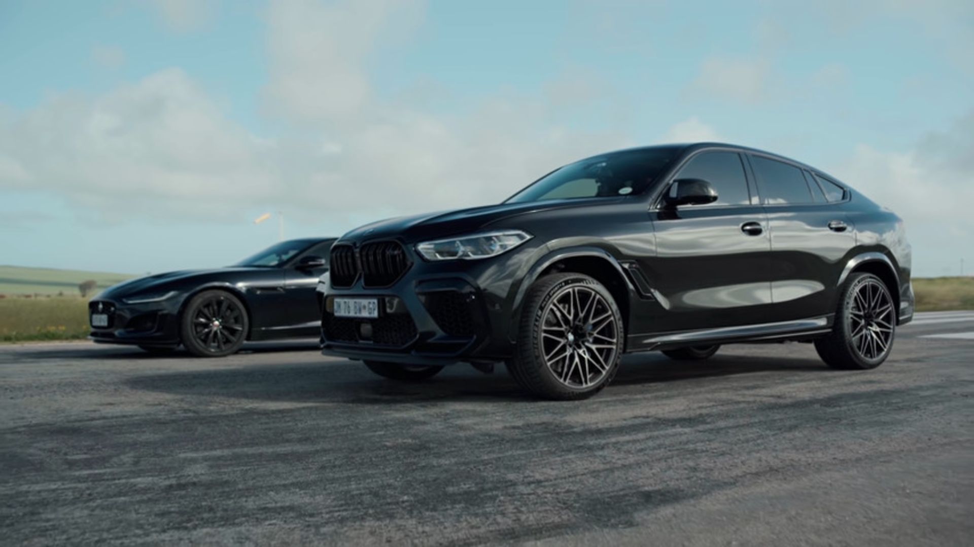 BMW X6 M Competition vs 2020 Jaguar F-Type R 4