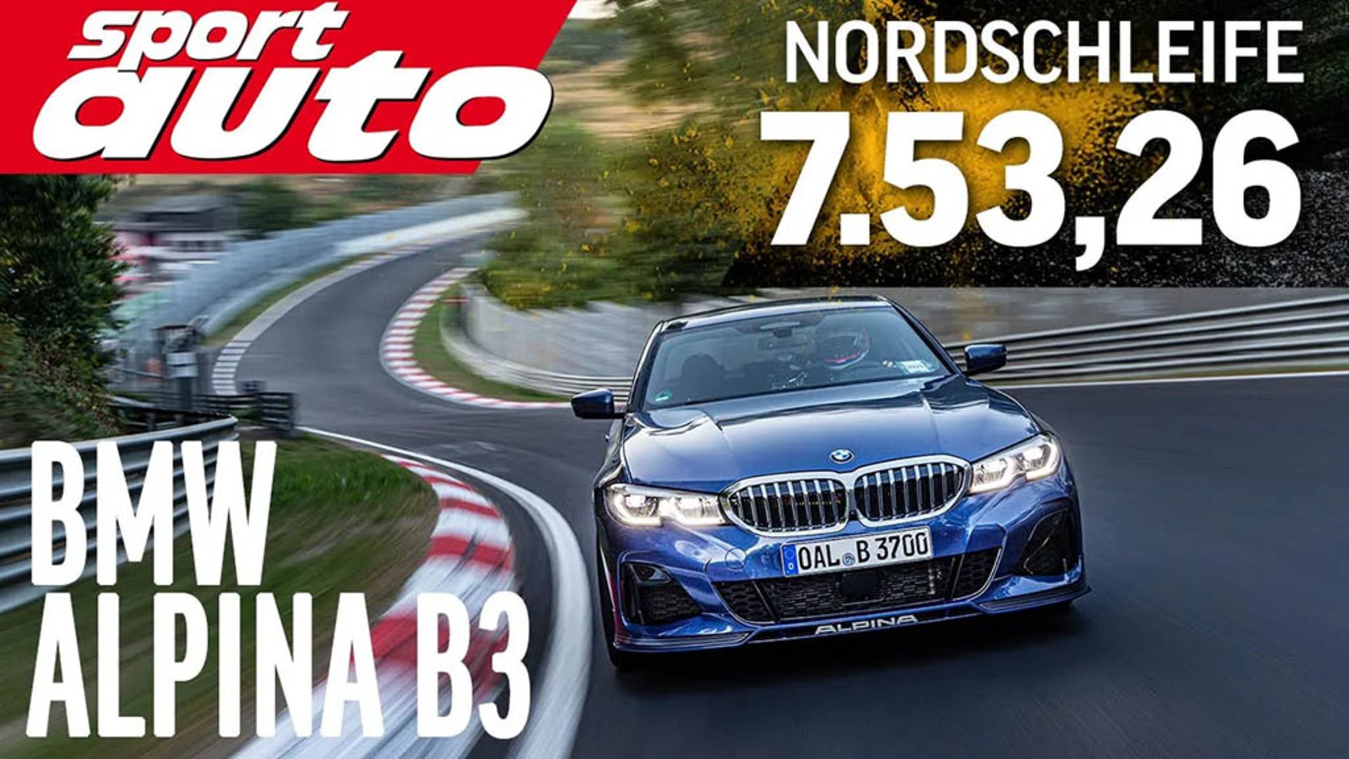 Alpina B3 Lap The Nurburgring