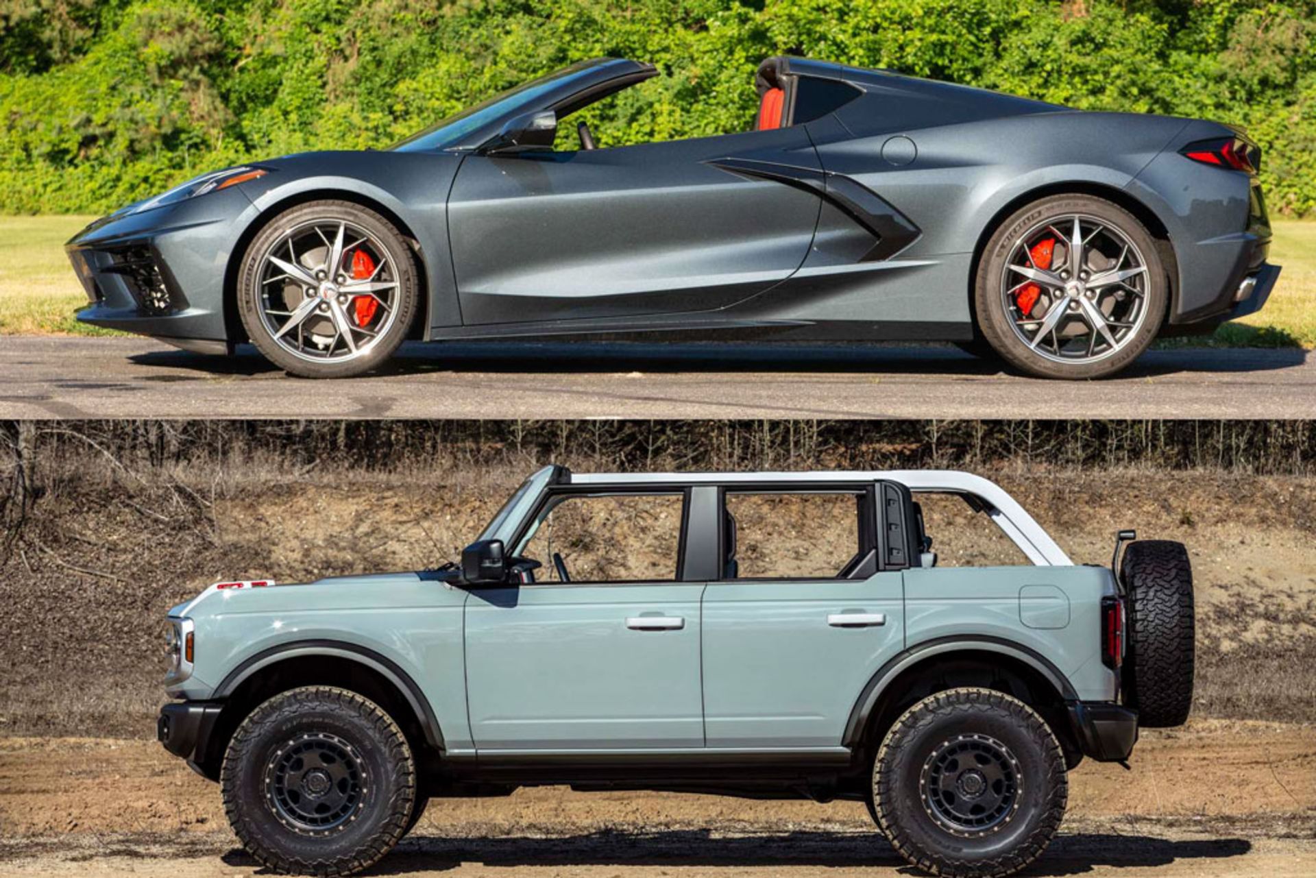 Ford-Bronco-And-Chevy-Corvette