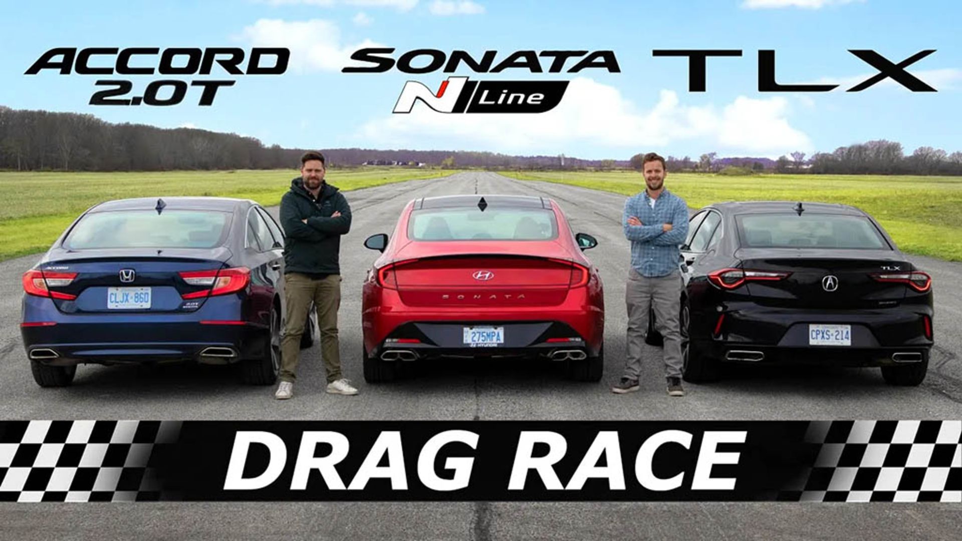 Acura TLX vs Honda Accord vs Hyundai Sonata N Line