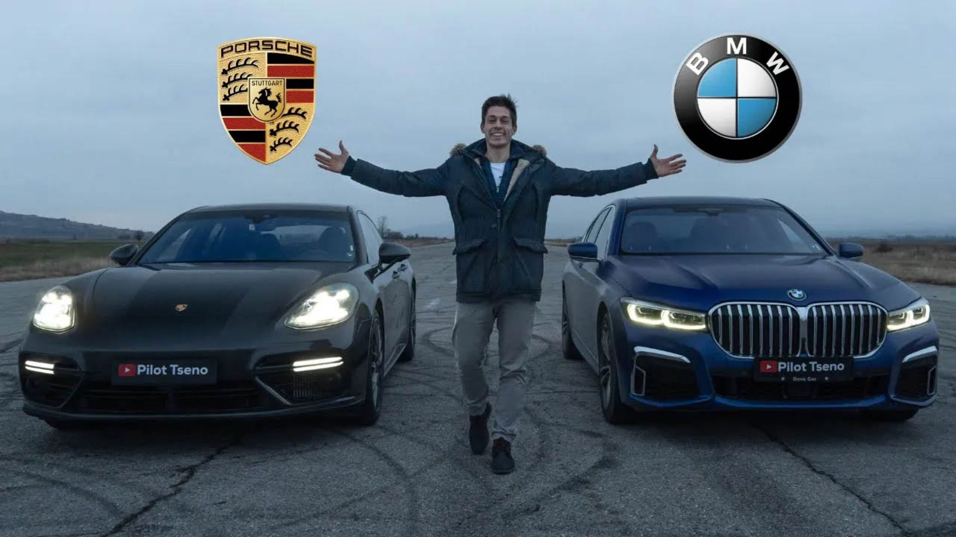 BMW 750i Drag Races Porsche Panamera Turbo
