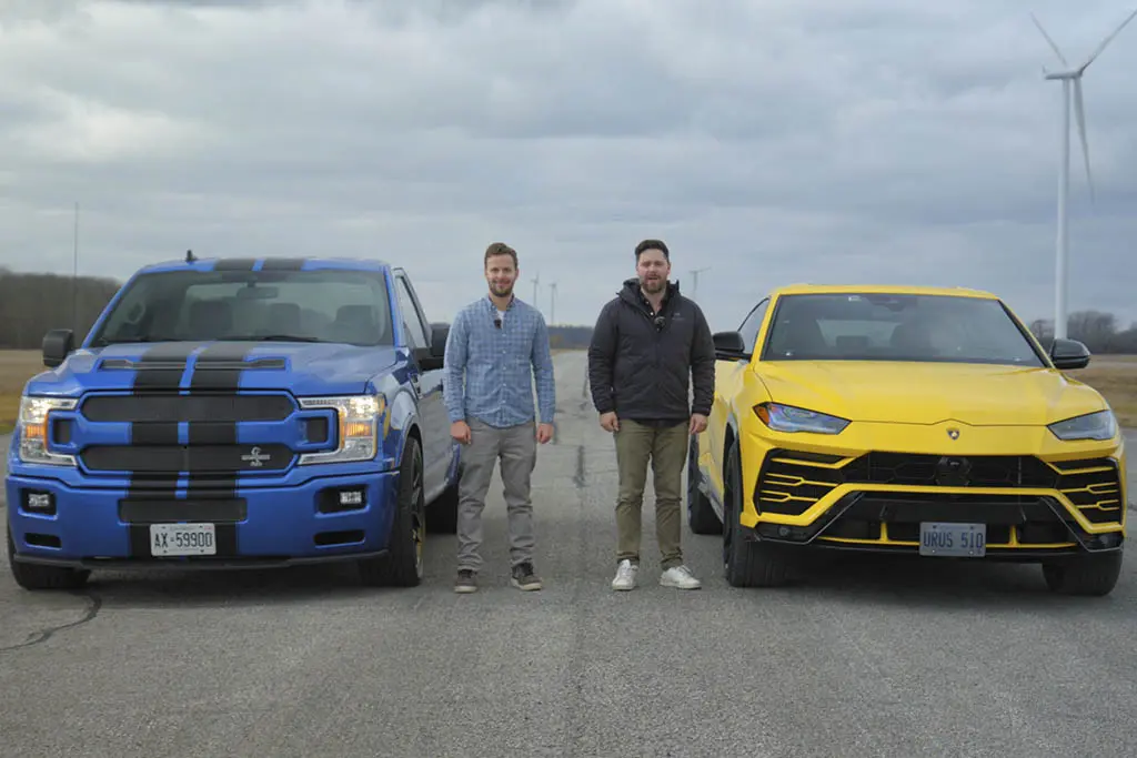 Lamborghini Urus Vs. F-150 Shelby Super Snake