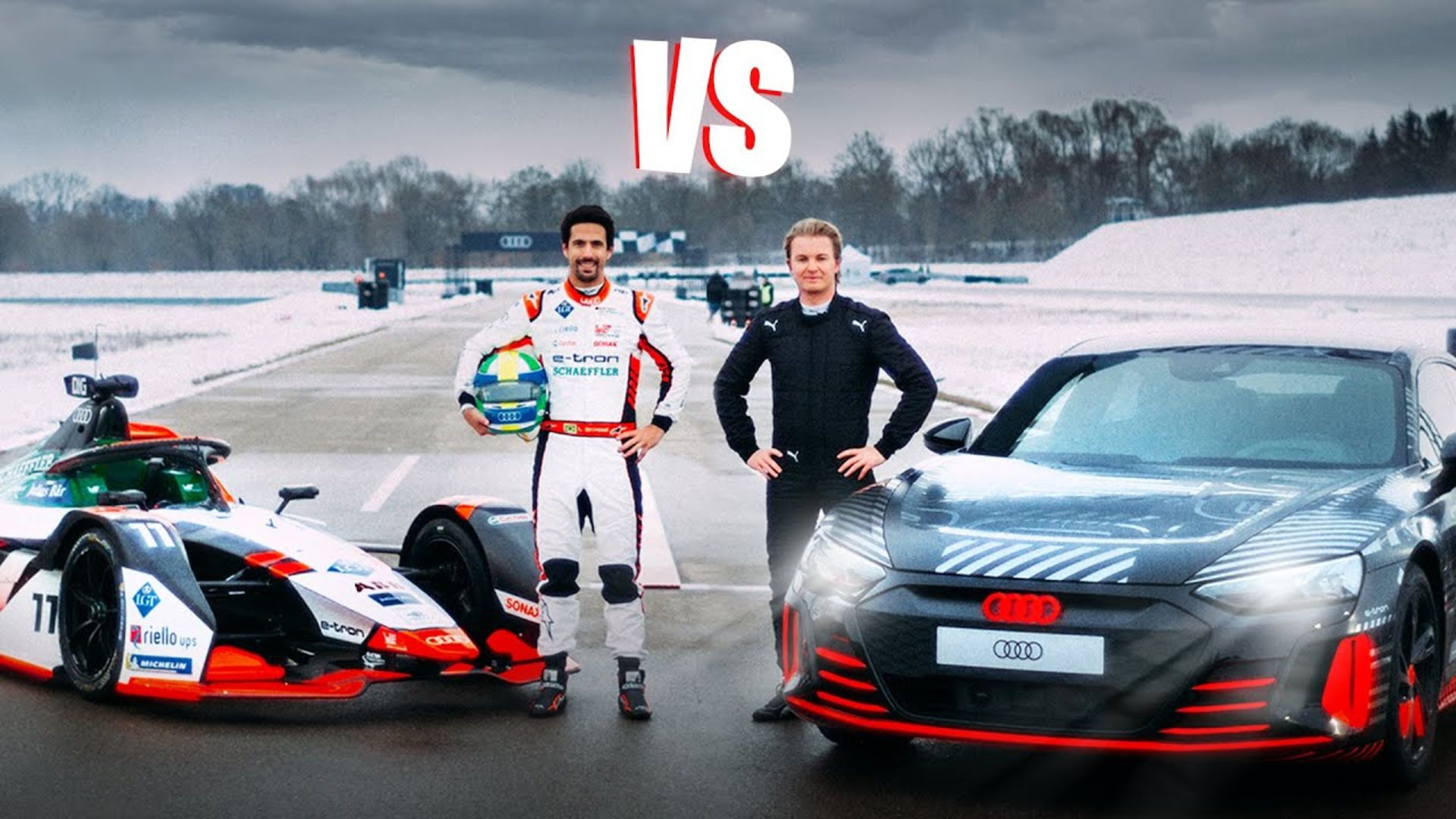 Formula E VS Audi RS E-Tron GT Nico Rosberg