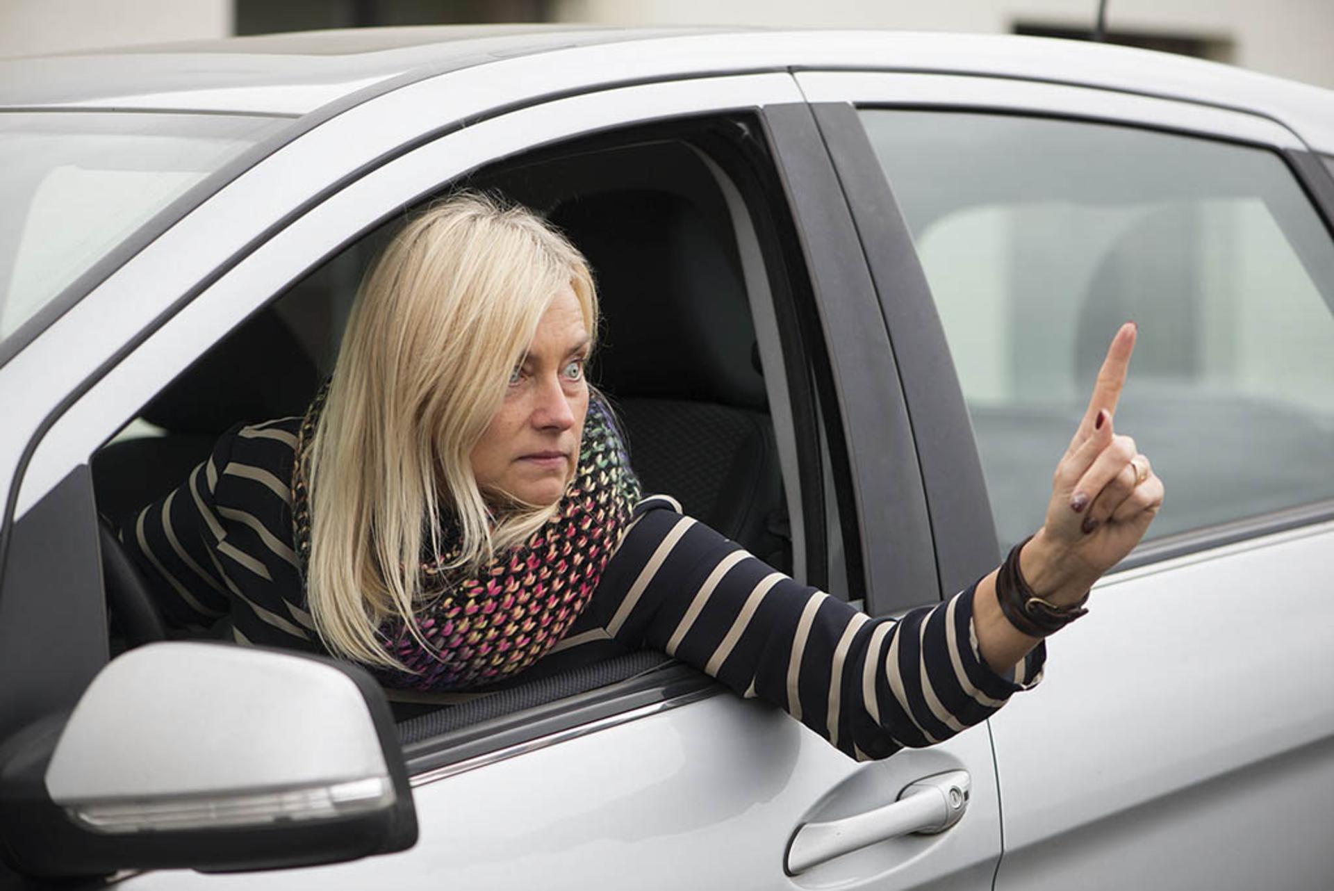 angry driver