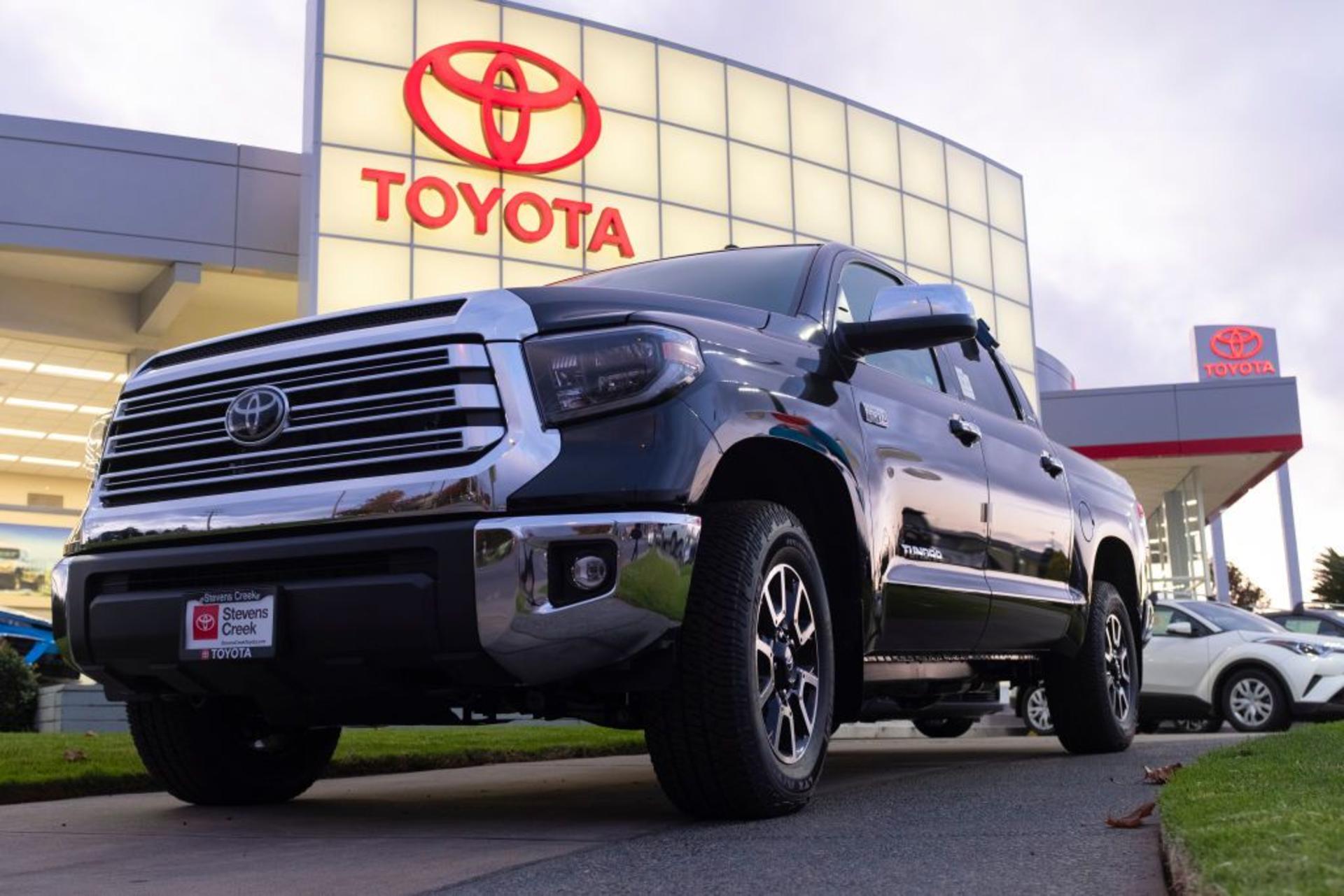 toyota-tundra-pickup-truck-is-seen-at-a-car-dealership