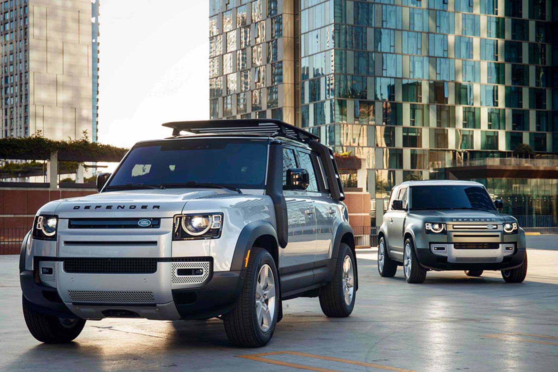 Defender 110 and 90