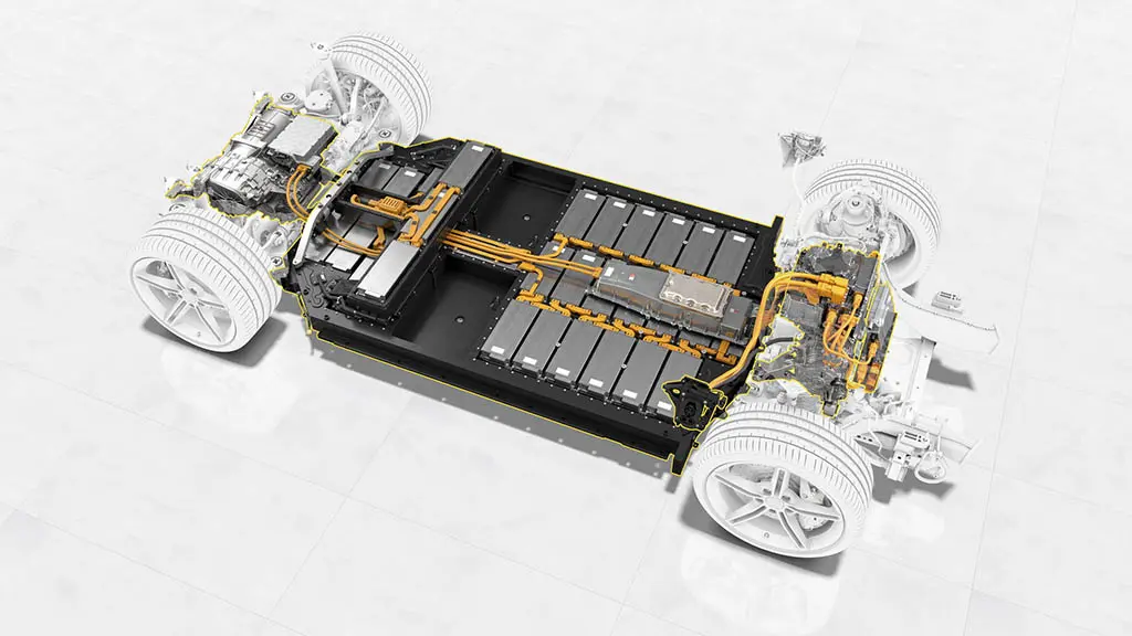 2021-Porsche-Taycan-900V-Battery-Pack