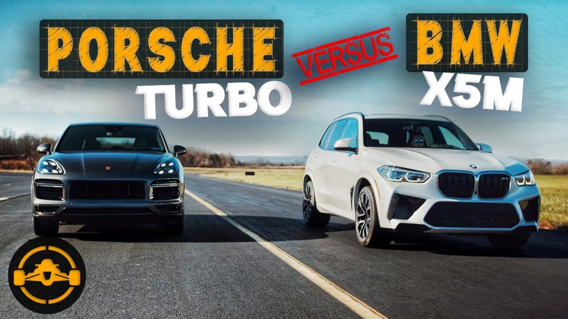 BMW X5 M, X6 M50 Drag Race Cayenne Turbo Coupe