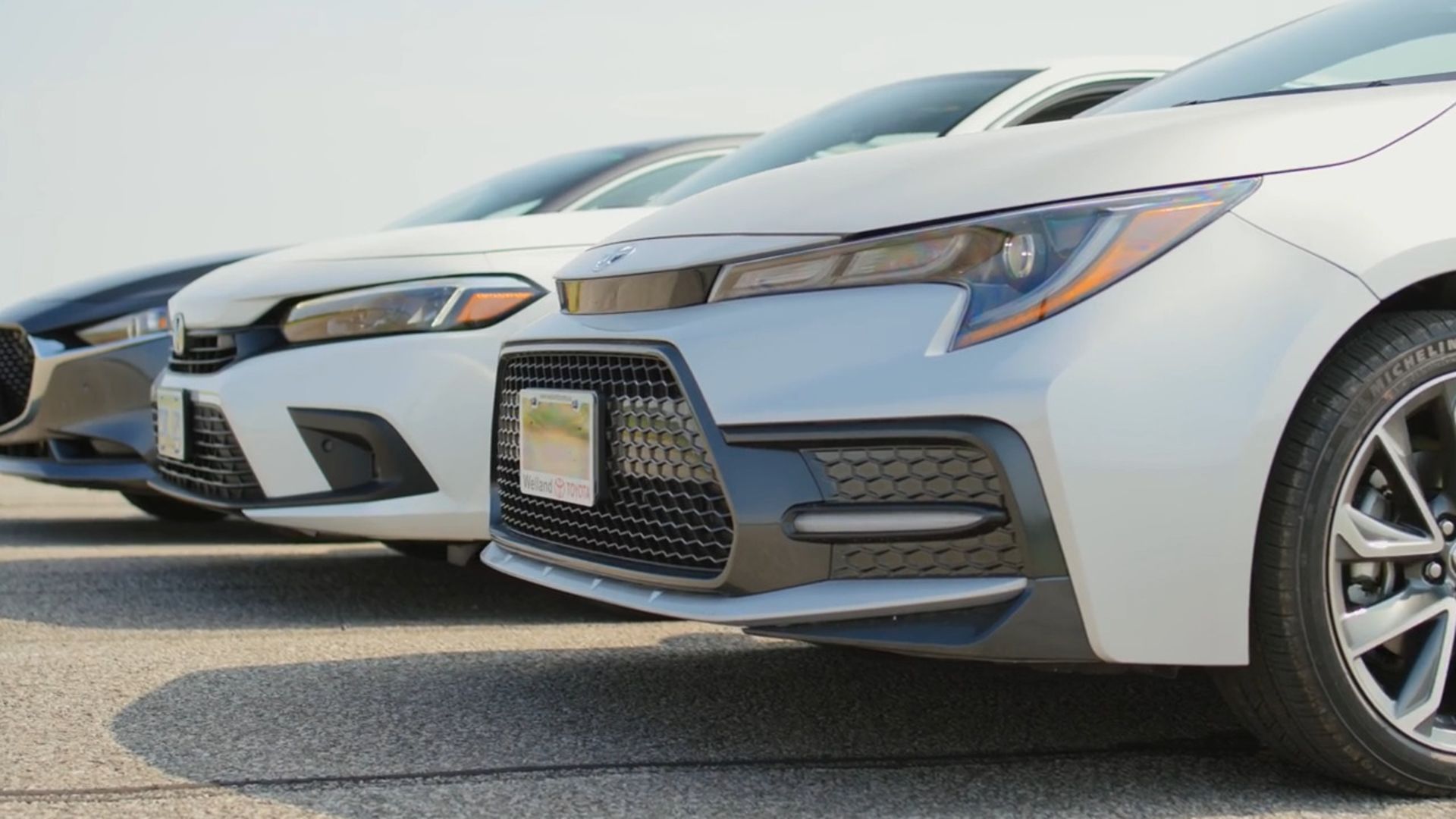2022 Honda Civic vs Toyota Corolla vs Mazda3 02