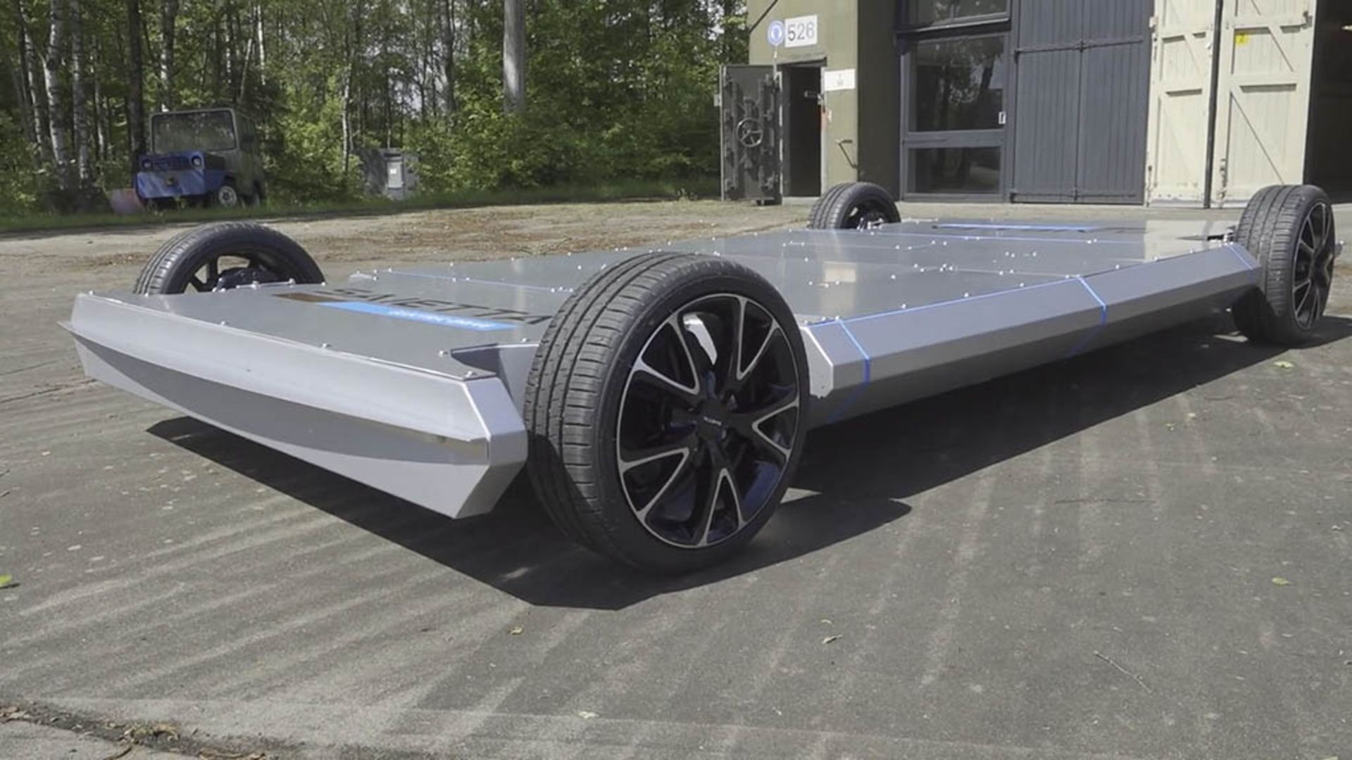 Saietta showcases in-wheel motor technology