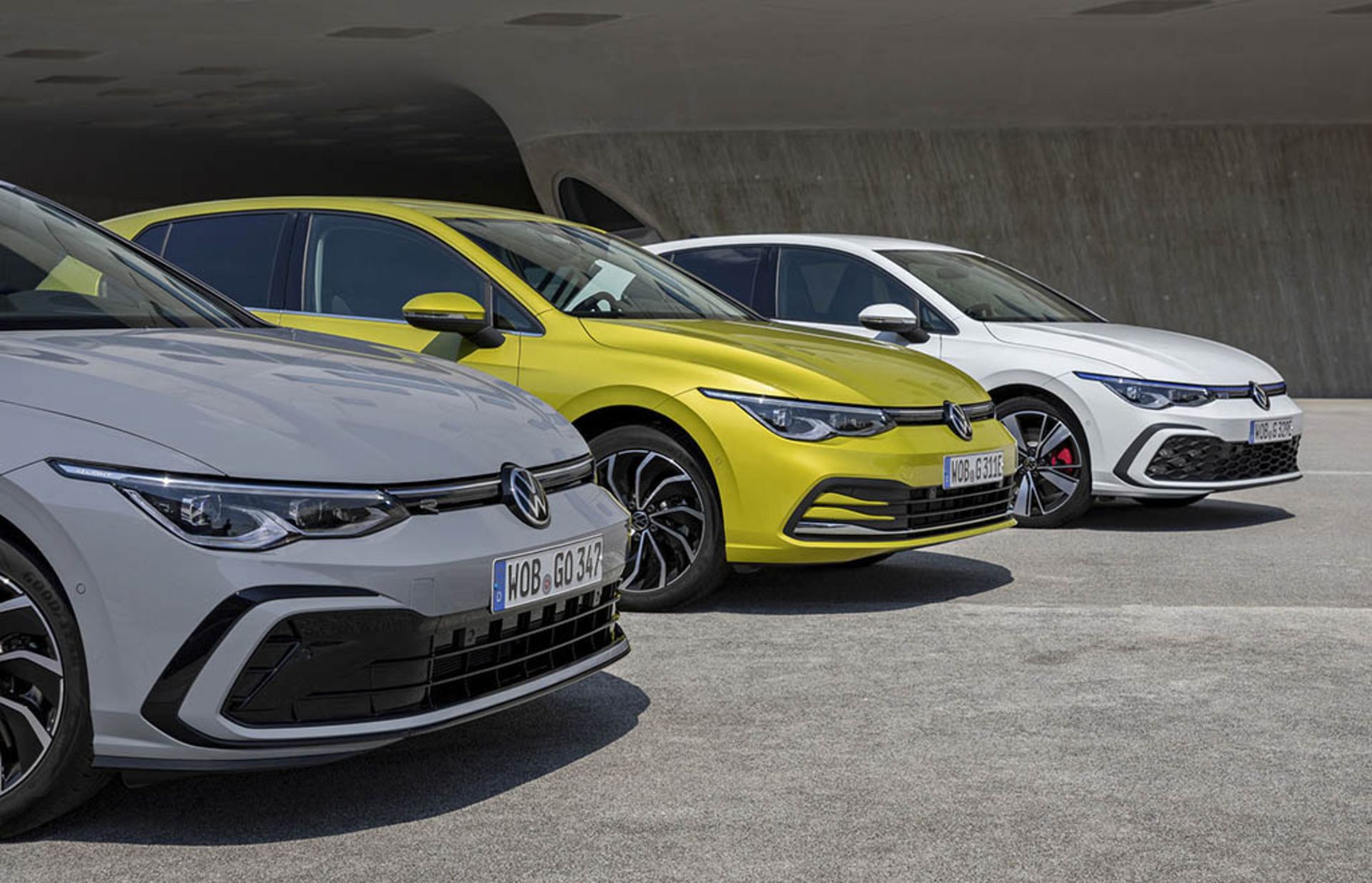The new Volkswagen Golf 1.5 eTSI, Golf eHybrid and Golf GTE