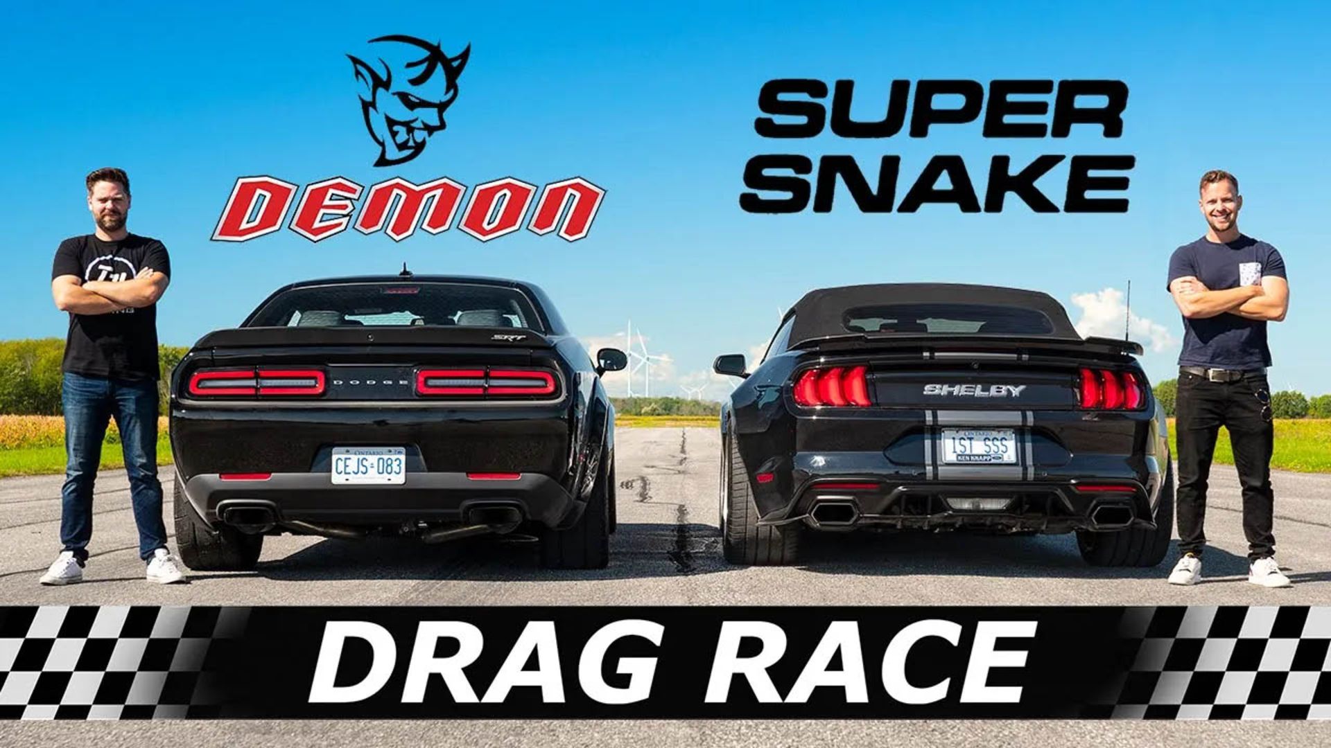 Dodge Demon vs Shelby Super Snake Widebody