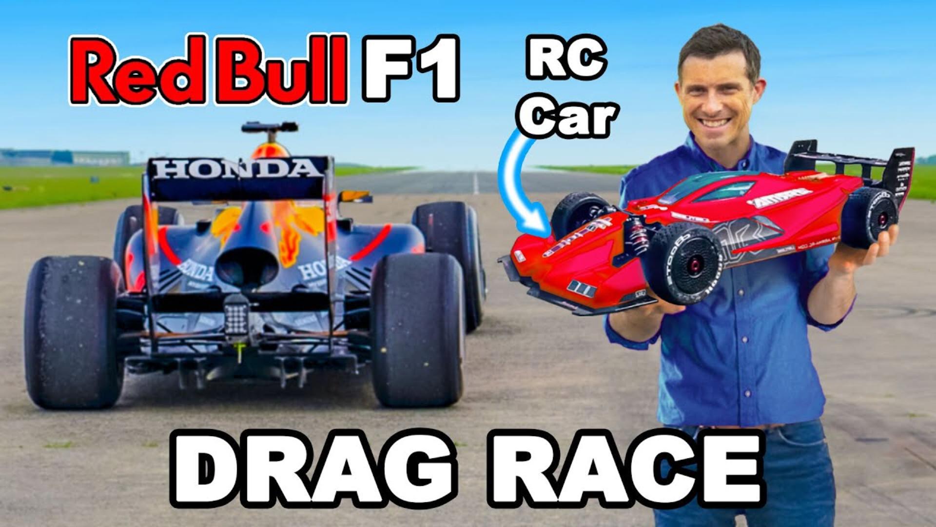 F1 Car v RC Car v Honda NSX DRAG RACE 0