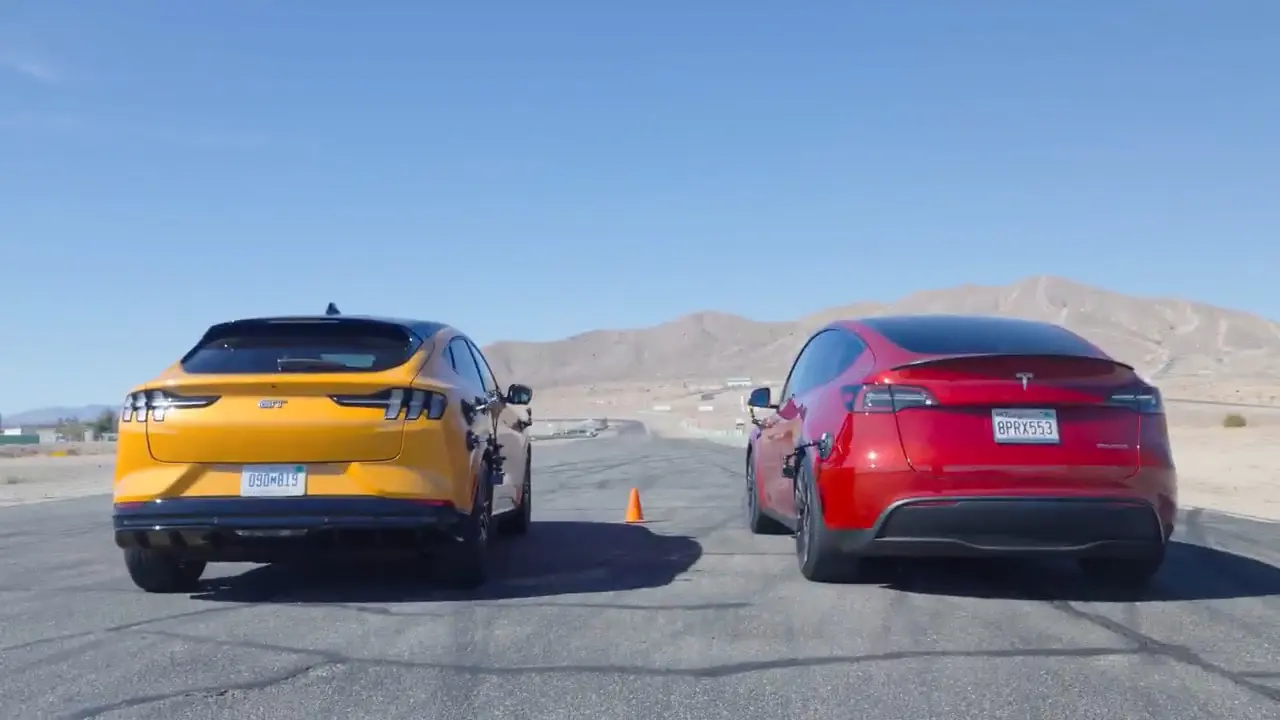 Ford Mustang Mach-E GT vs. Tesla Model Y Performance 2