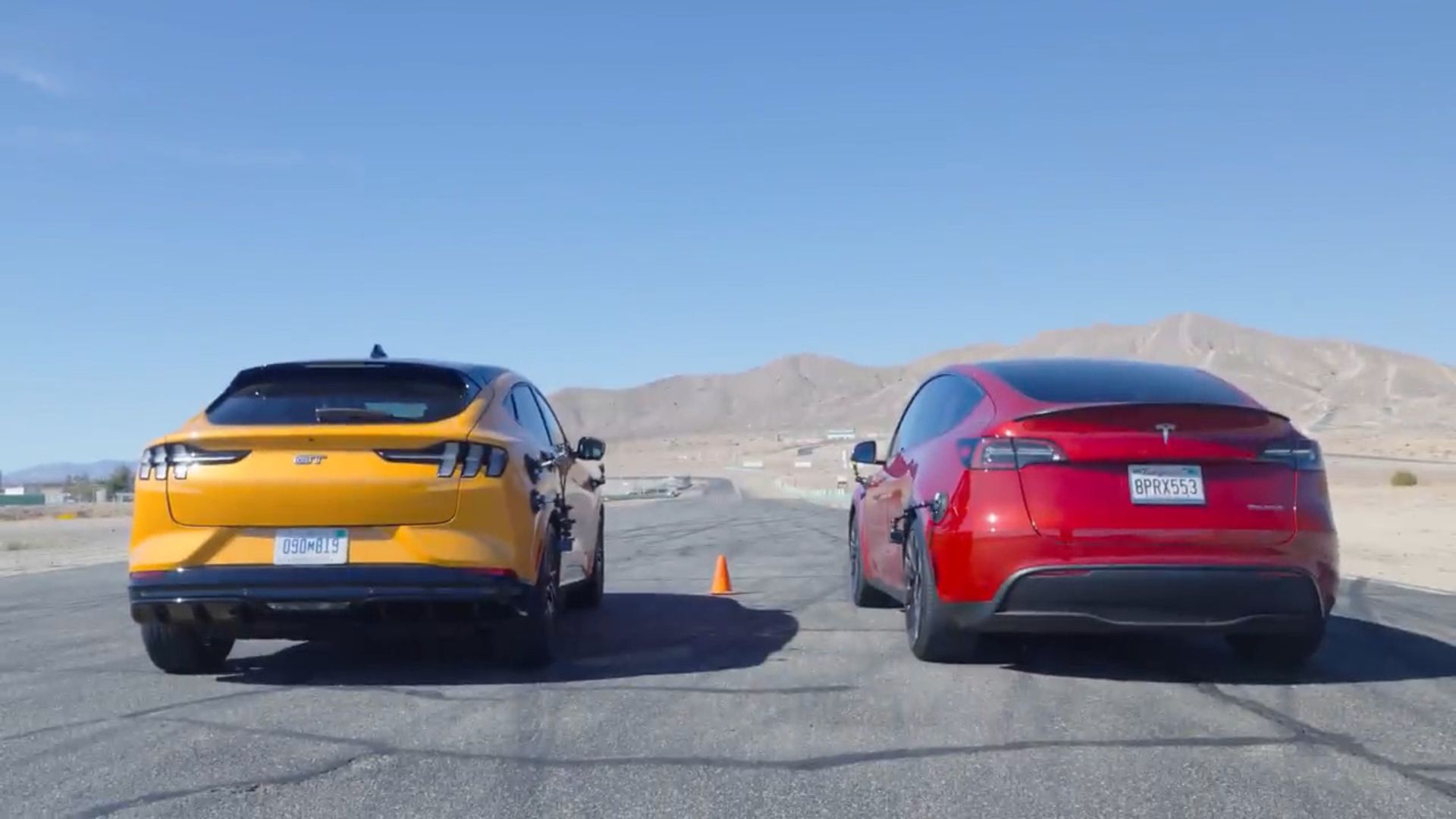 Ford Mustang Mach-E GT vs. Tesla Model Y Performance 2