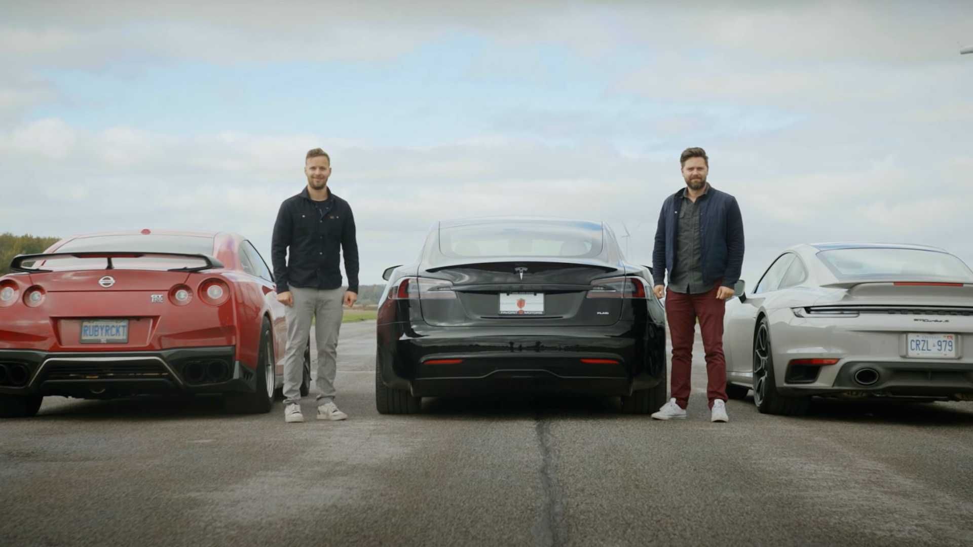 tesla-model-s-plaid-vs-nissan-gt-r-tuned-vs-porsche-911-turbo-s-drag-race
