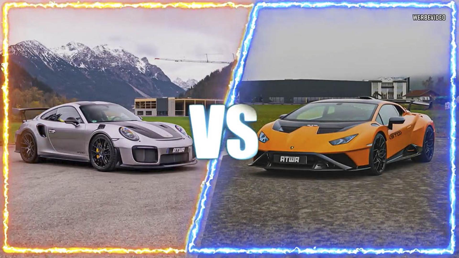 Lamborghini Huracán STO vs. Porsche GT2 RS 2